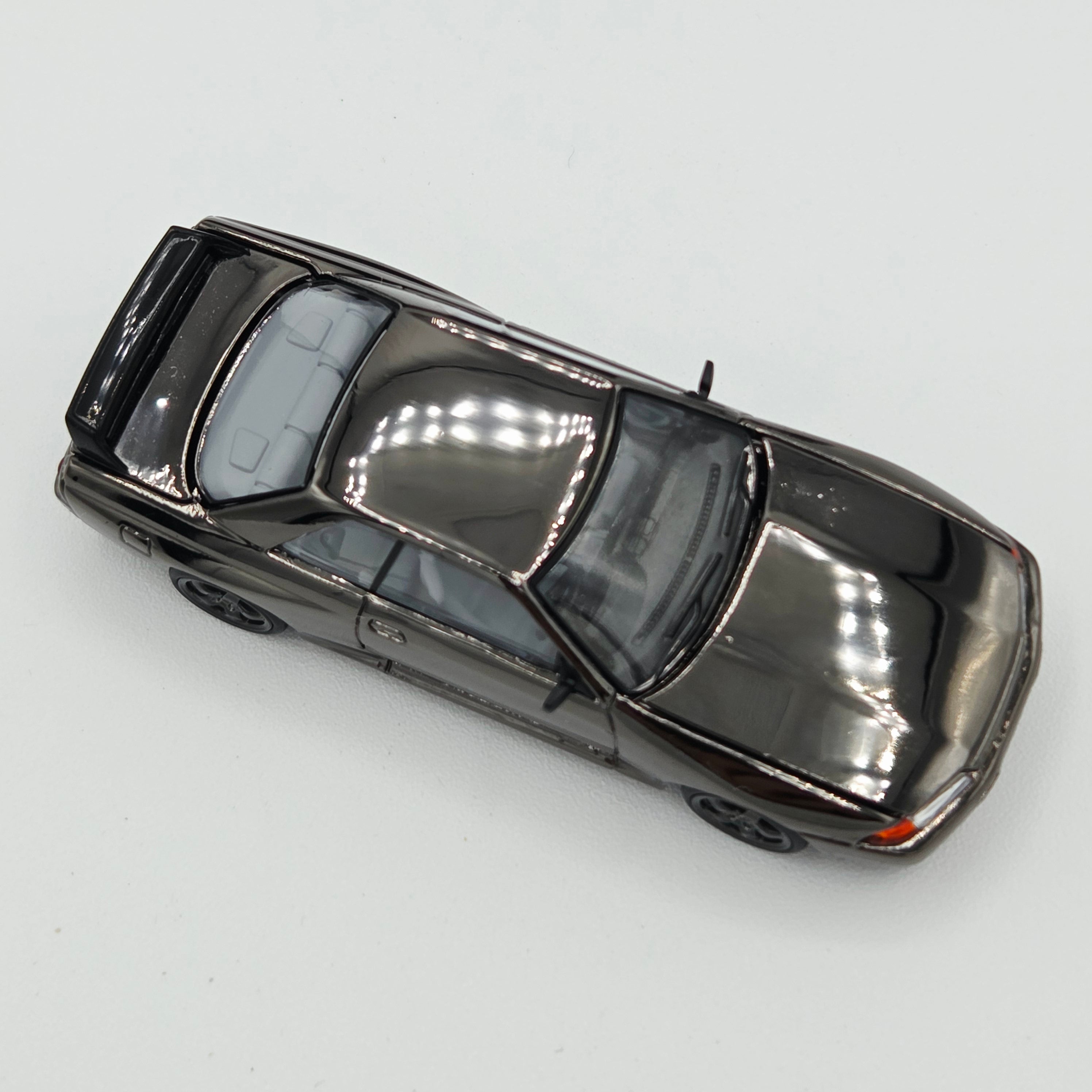 Pop Race Nissan Skyline GT-R R32 - 1:64, Black Chrome (2026 Limited Edition)