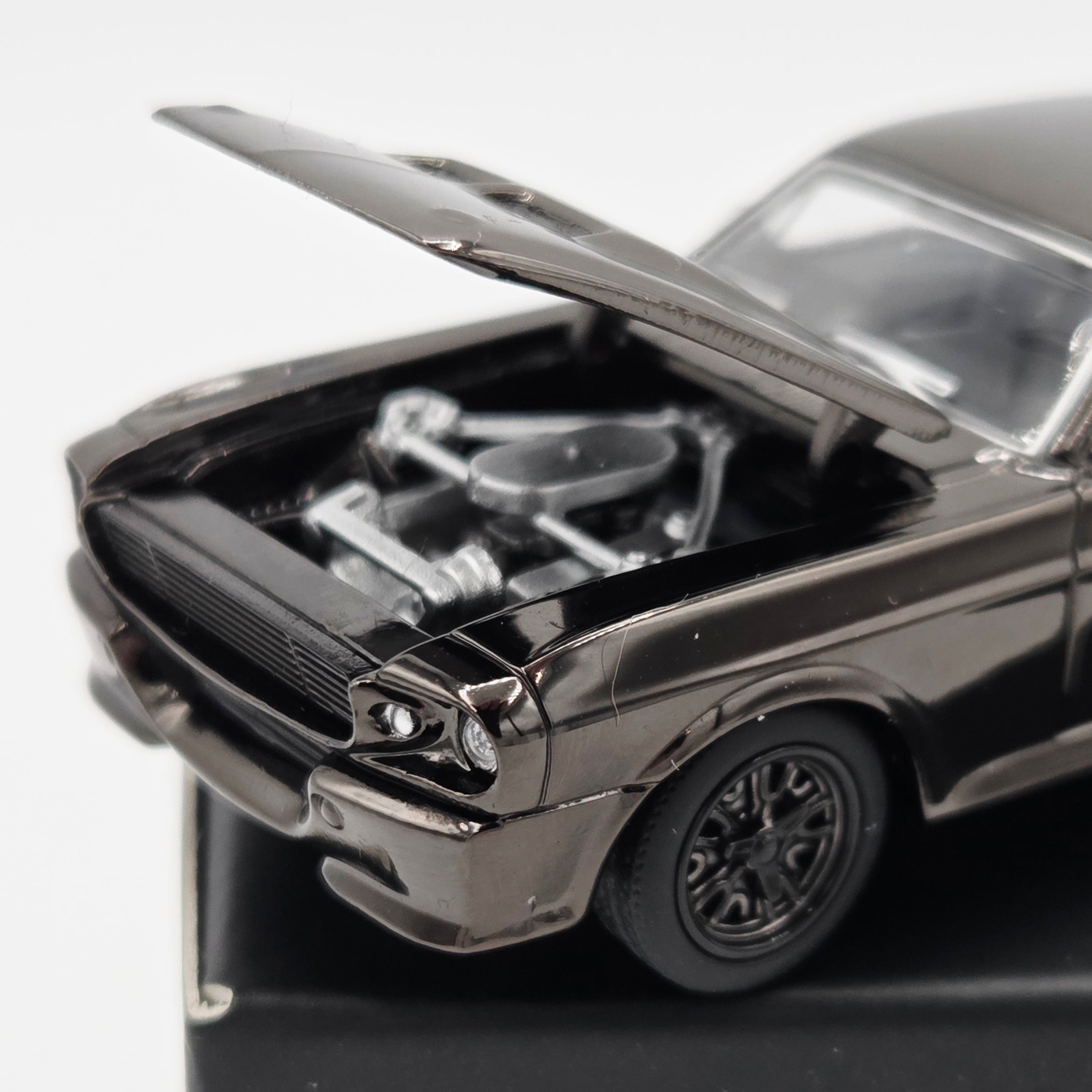Pop Race Ford Mustang Shelby  GT500 - 1:64, Dark Chrome #004 (2026 Limited Edition)