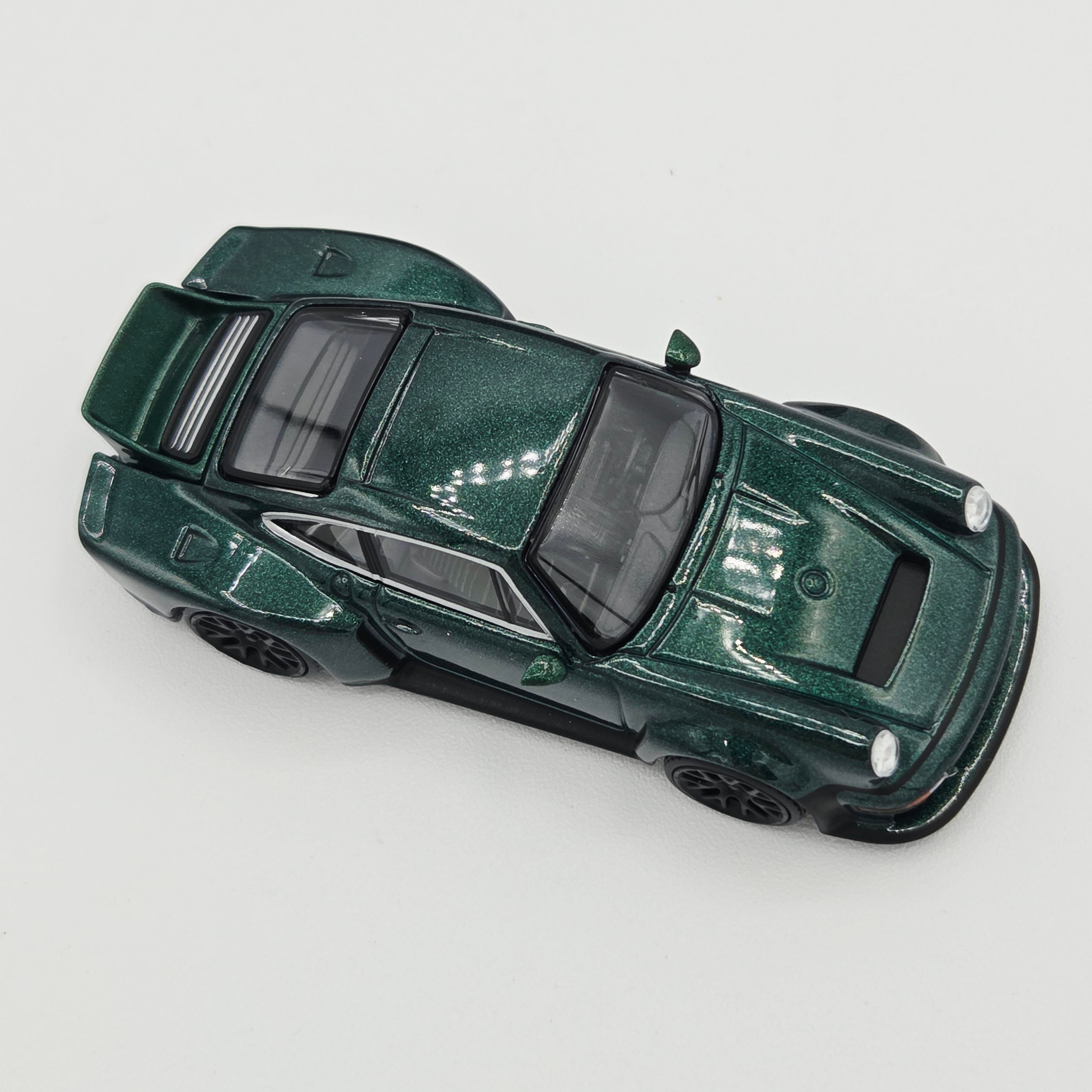 Pop Race Porsche Singer DLS Turbo - 1:64, Green #396 (2026 Limited Edition)