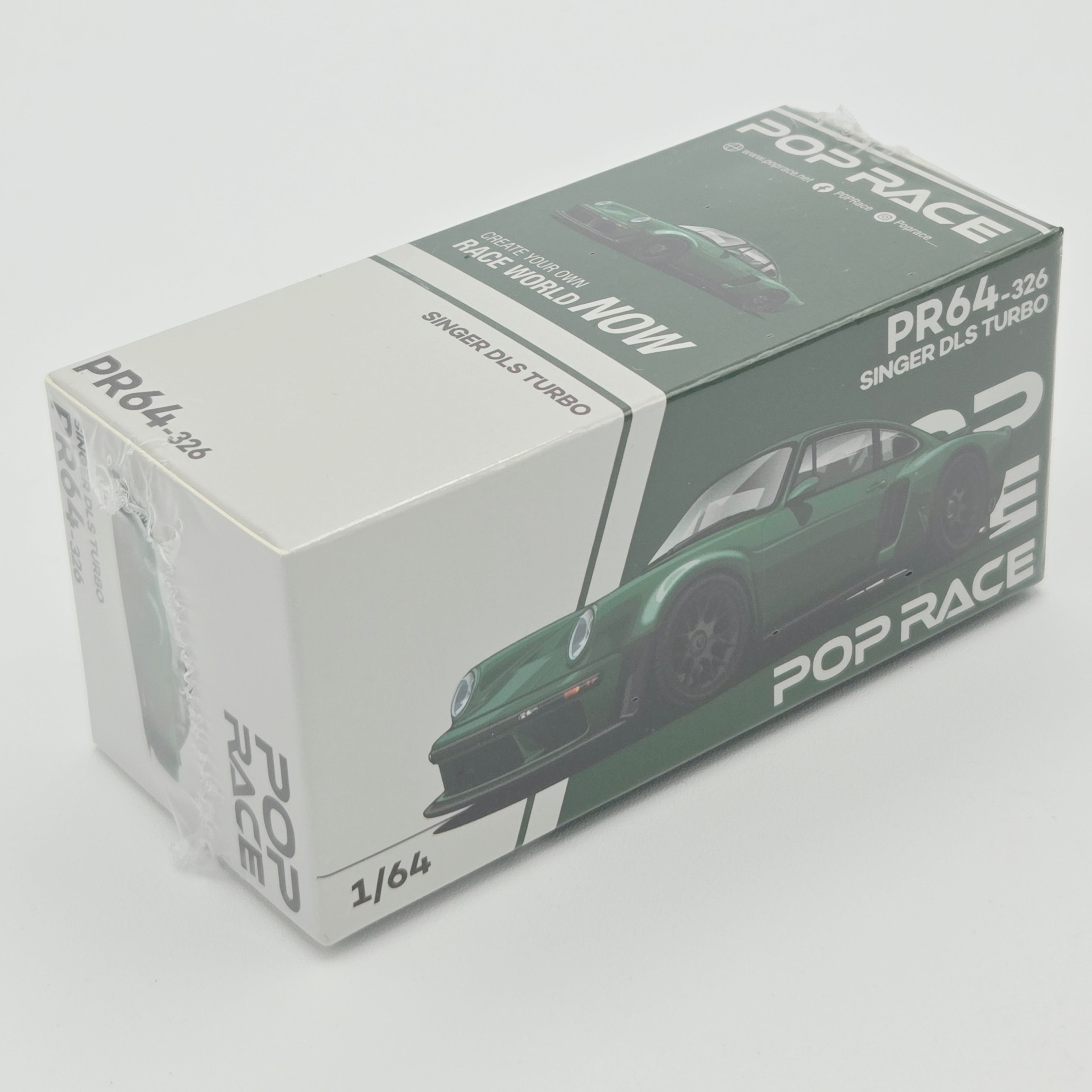 Pop Race Porsche Singer DLS Turbo - 1:64, Green #396 (2026 Limited Edition)