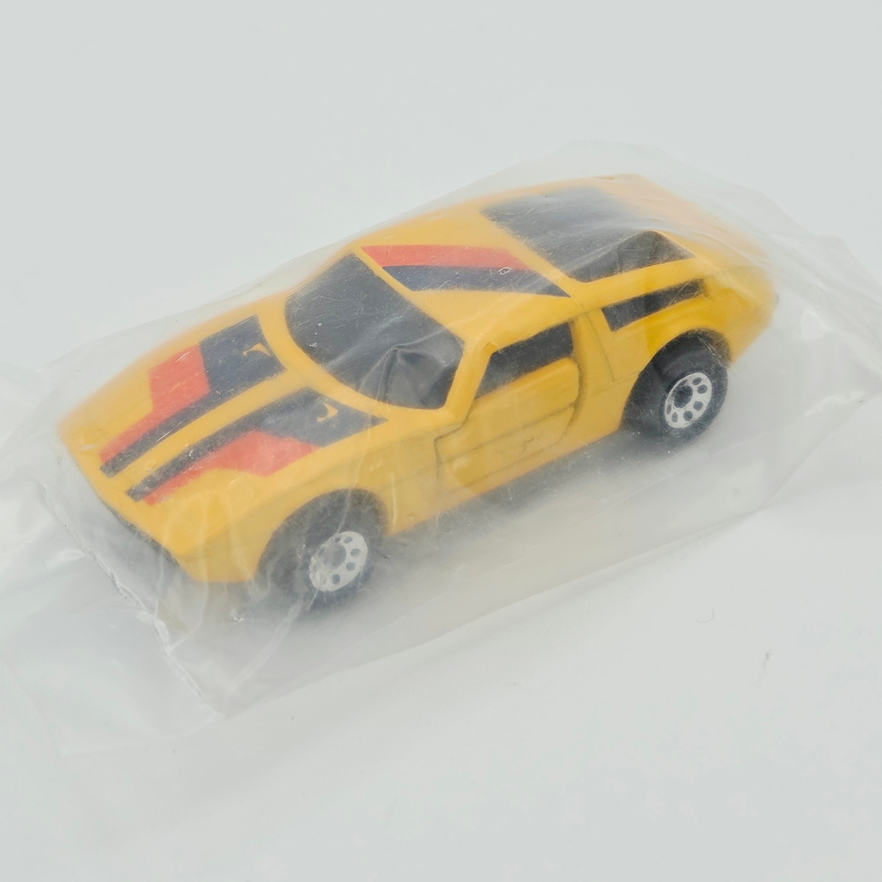 Matchbox Maserati Bora - Original Packaging, China Base, 8-Dot Wheels (1988 MBX Super G.T.)