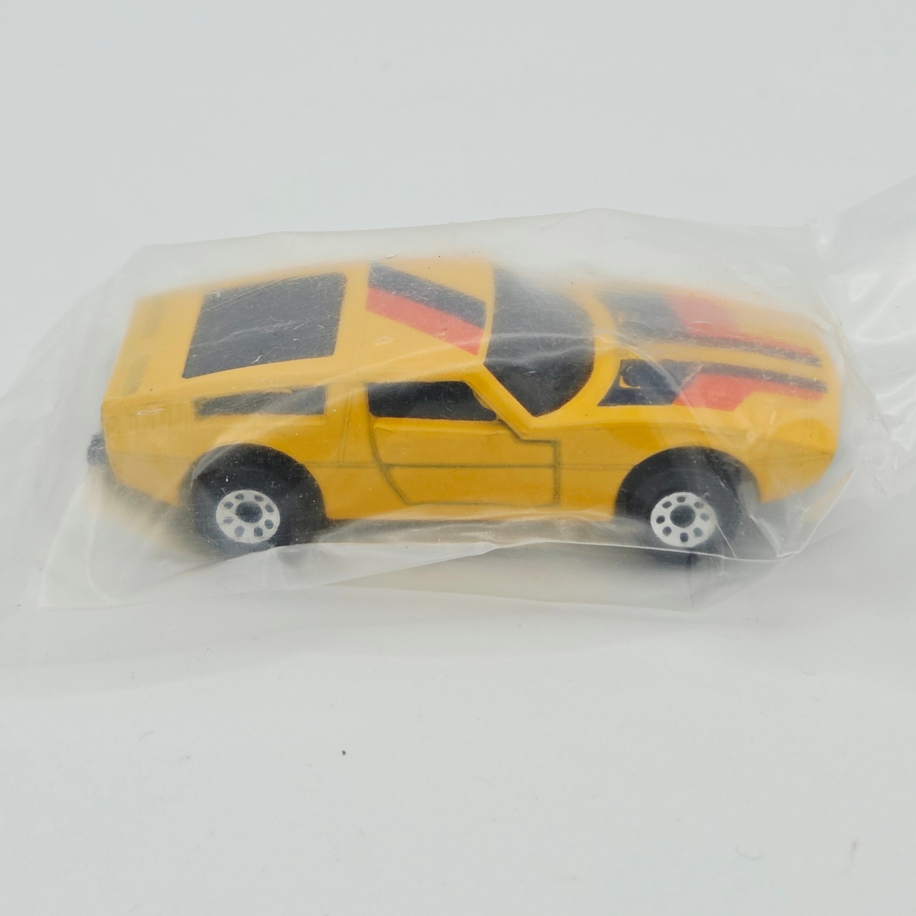 Matchbox Maserati Bora - Original Packaging, China Base, 8-Dot Wheels (1988 MBX Super G.T.)