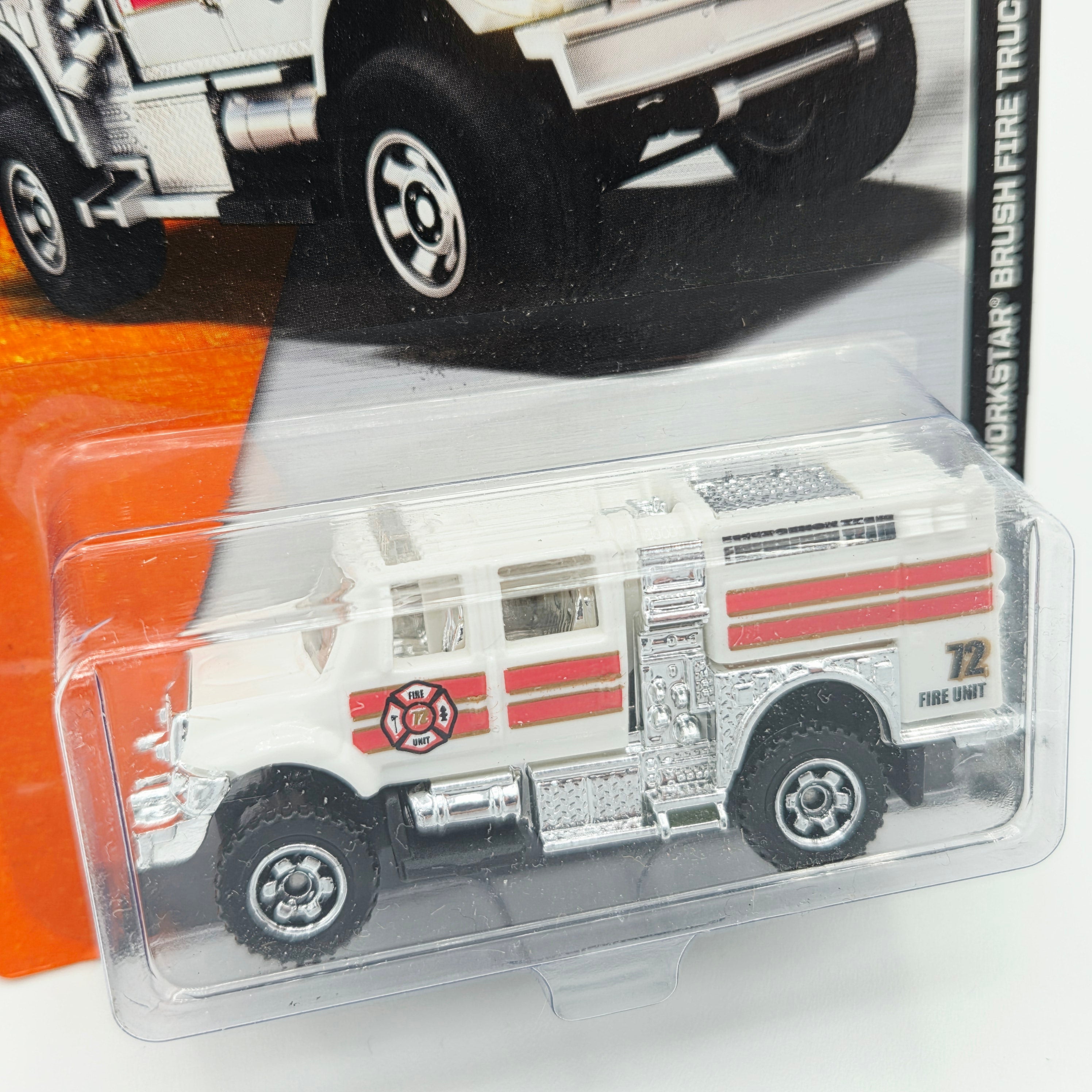 Matchbox International Workstar Brush Fire Truck (2015 MBX Basic - Heroic Rescue)