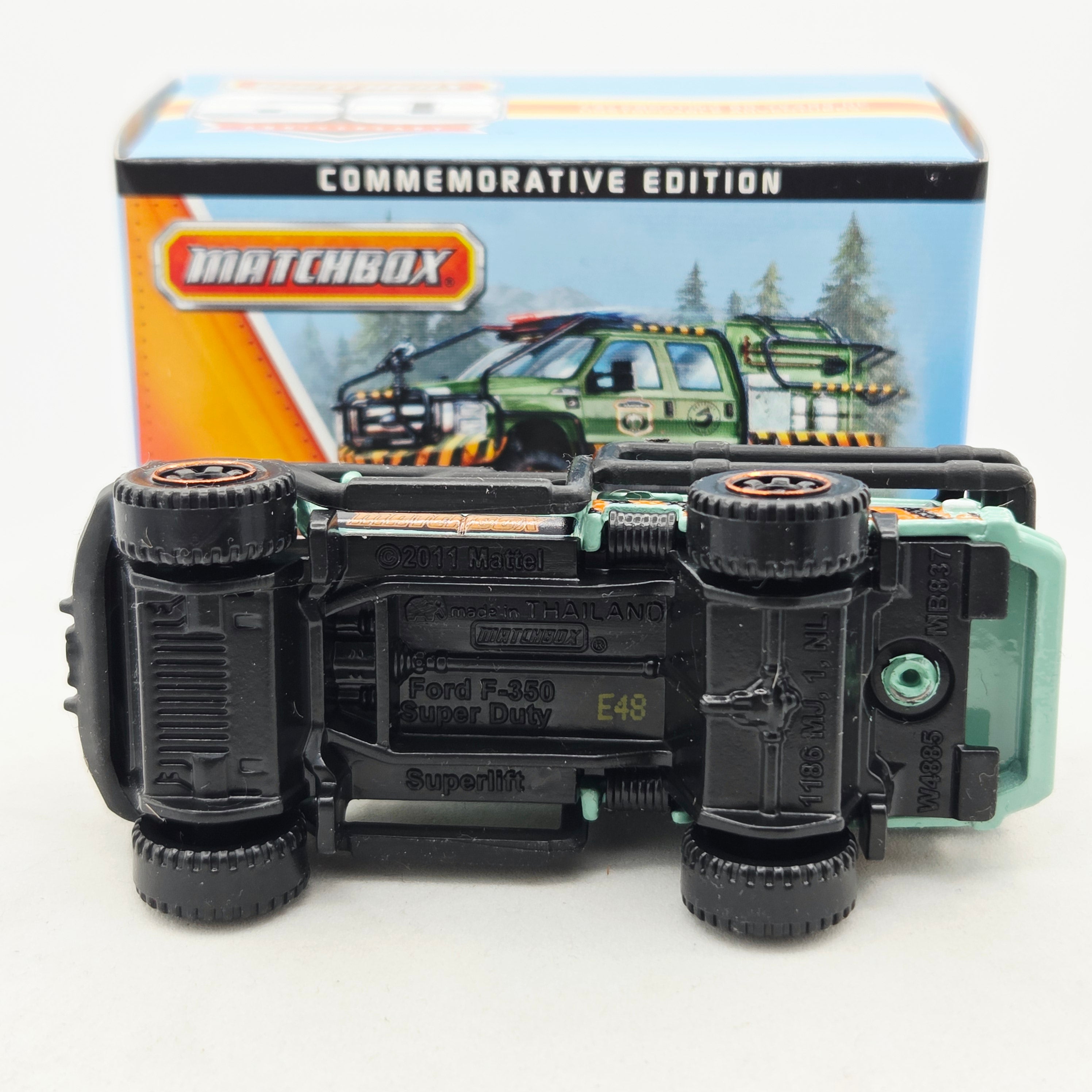 Matchbox Superlift Ford F-350 Super Duty Fire Truck "National Parks" (2018 60th Anniversary Edition)
