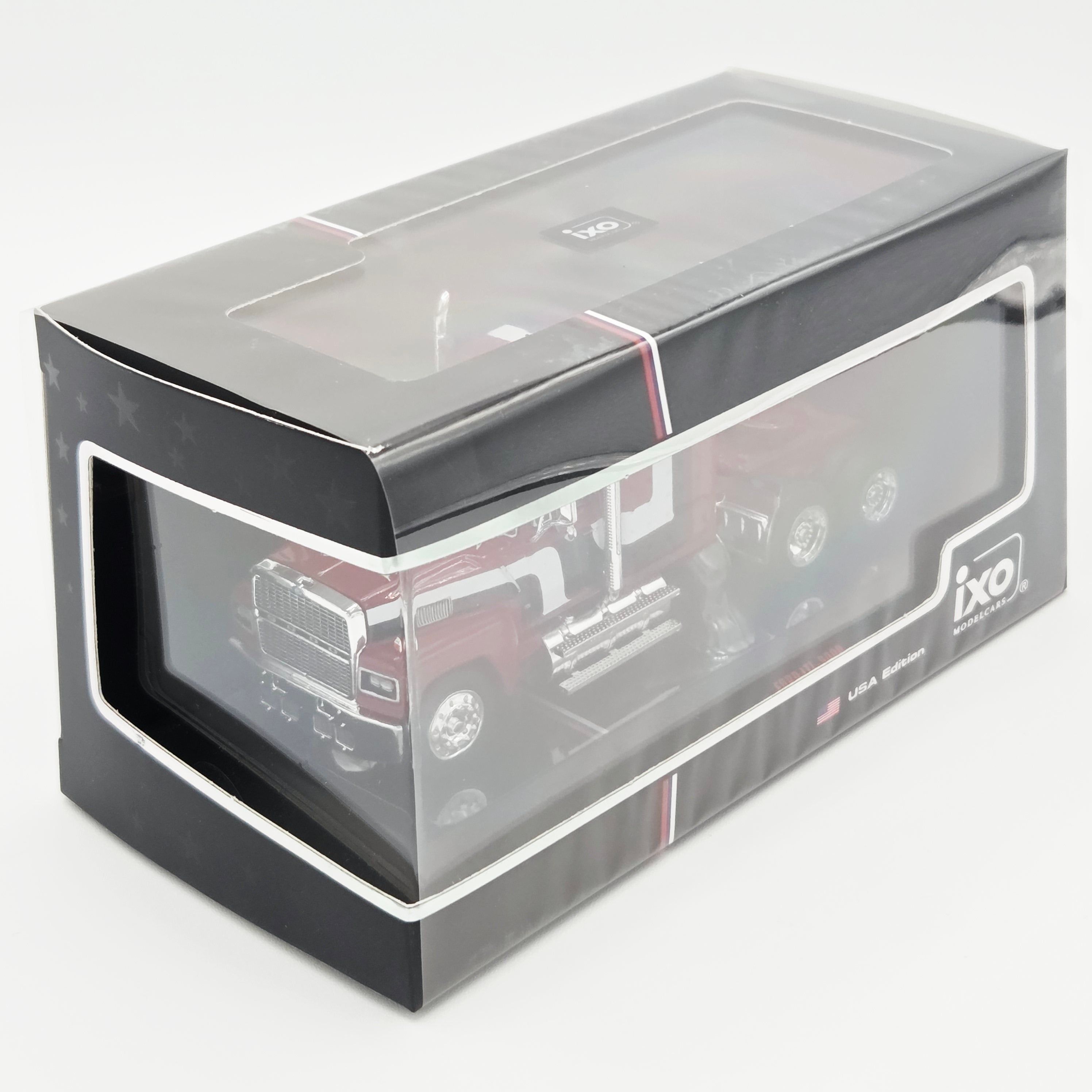 iXO Model Cars '78 Ford LTL 9000 Semi Truck Cab - 1:64, Red / Black (2026)