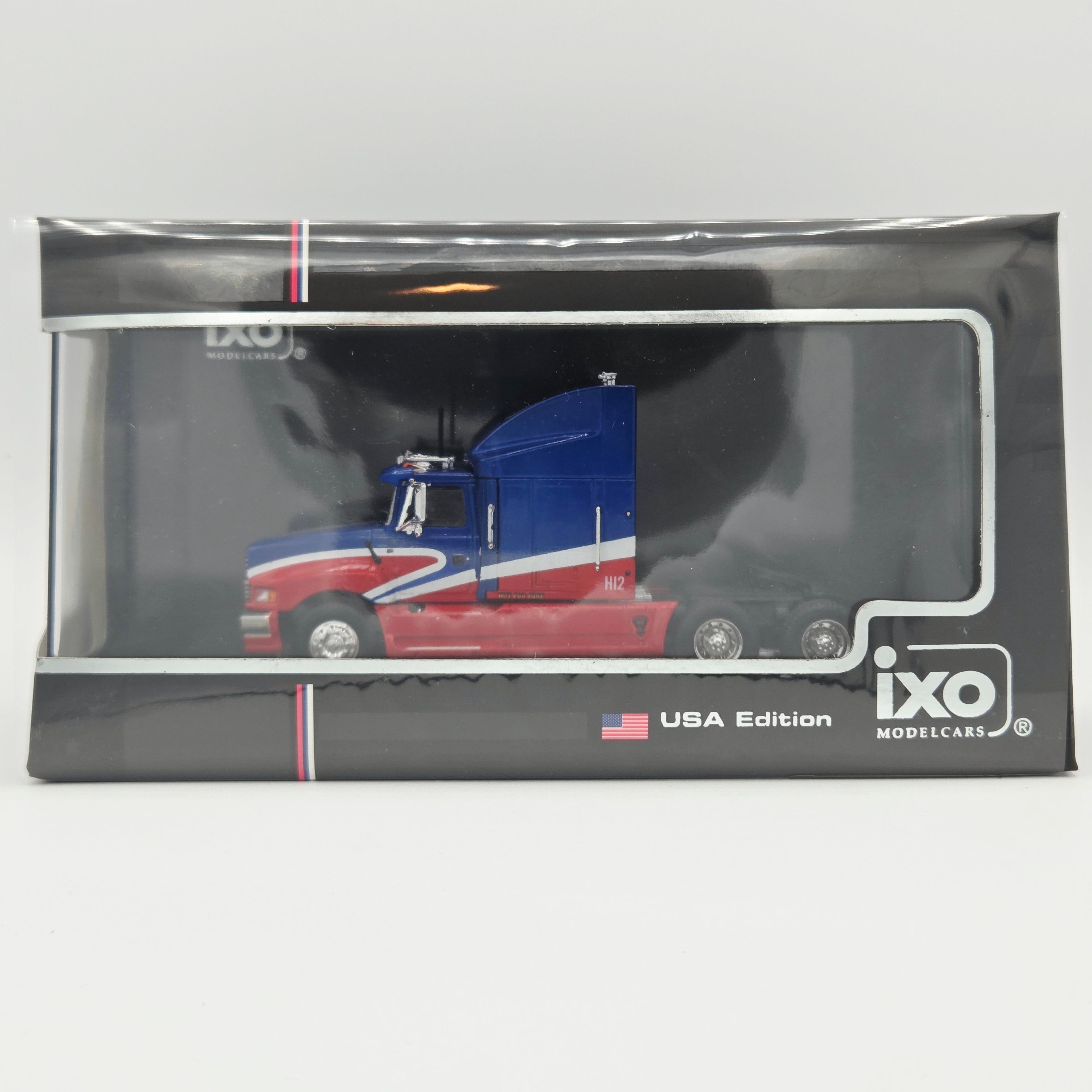 iXO Model Cars '90 Ford Aeromax Semi Truck Cab - 1:64, Red / Blue (2026)