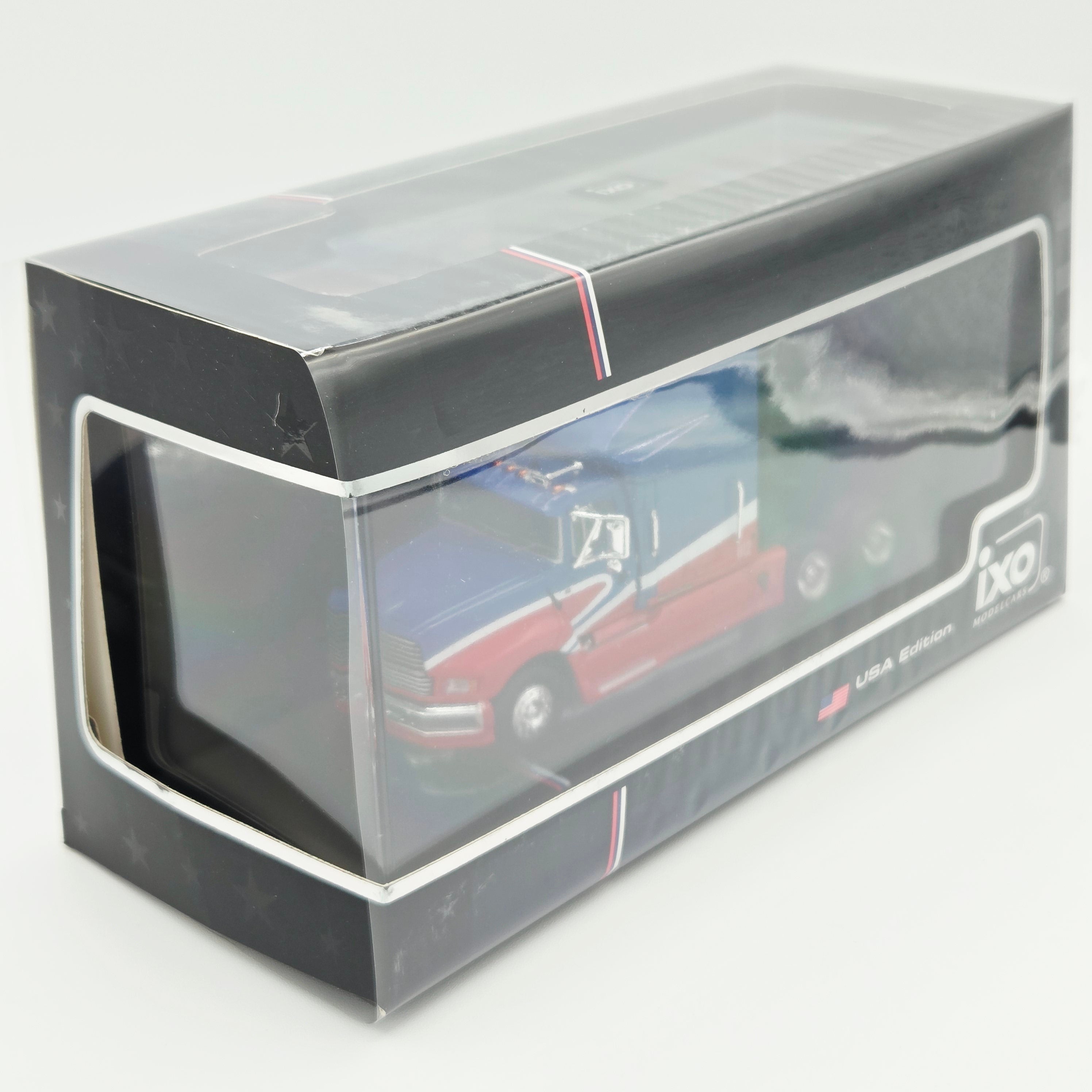 iXO Model Cars '90 Ford Aeromax Semi Truck Cab - 1:64, Red / Blue (2026)