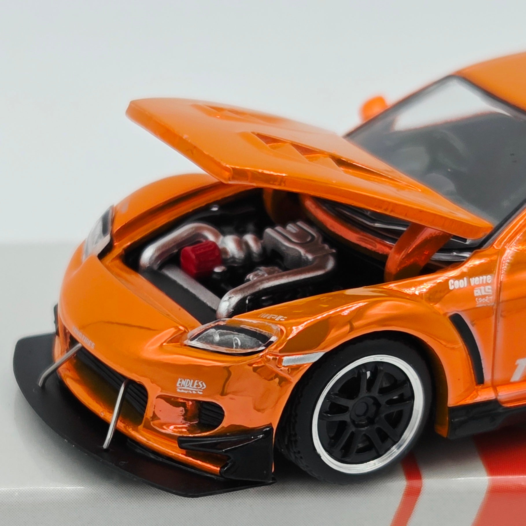 Pop Race Mazda RX-8 Re-Amemiya - 1:64, Orange Chrome #281 (2026 Limited Edition)