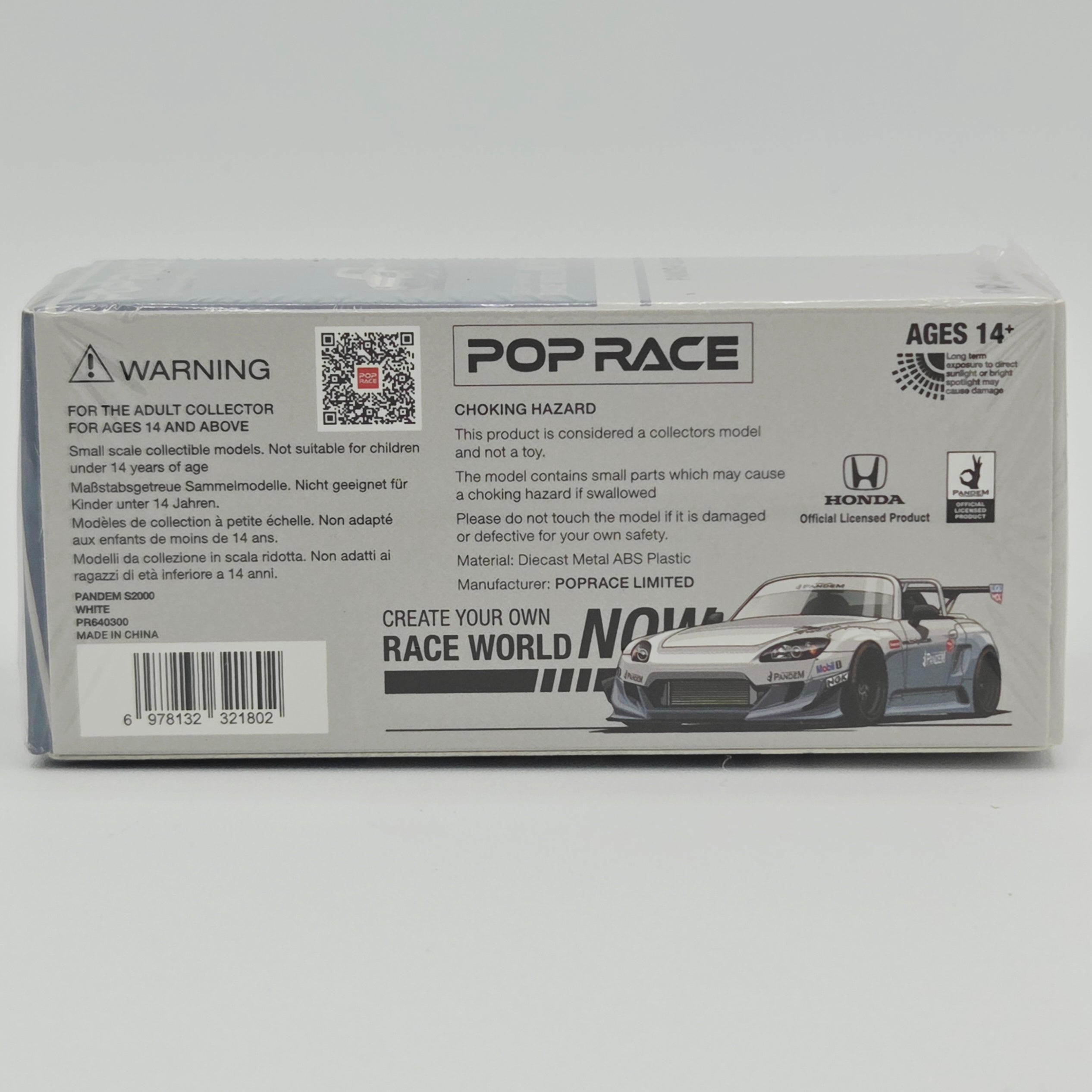 Pop Race Honda Pandem S2000 - 1:64 #300 (2026 Limited Edition)
