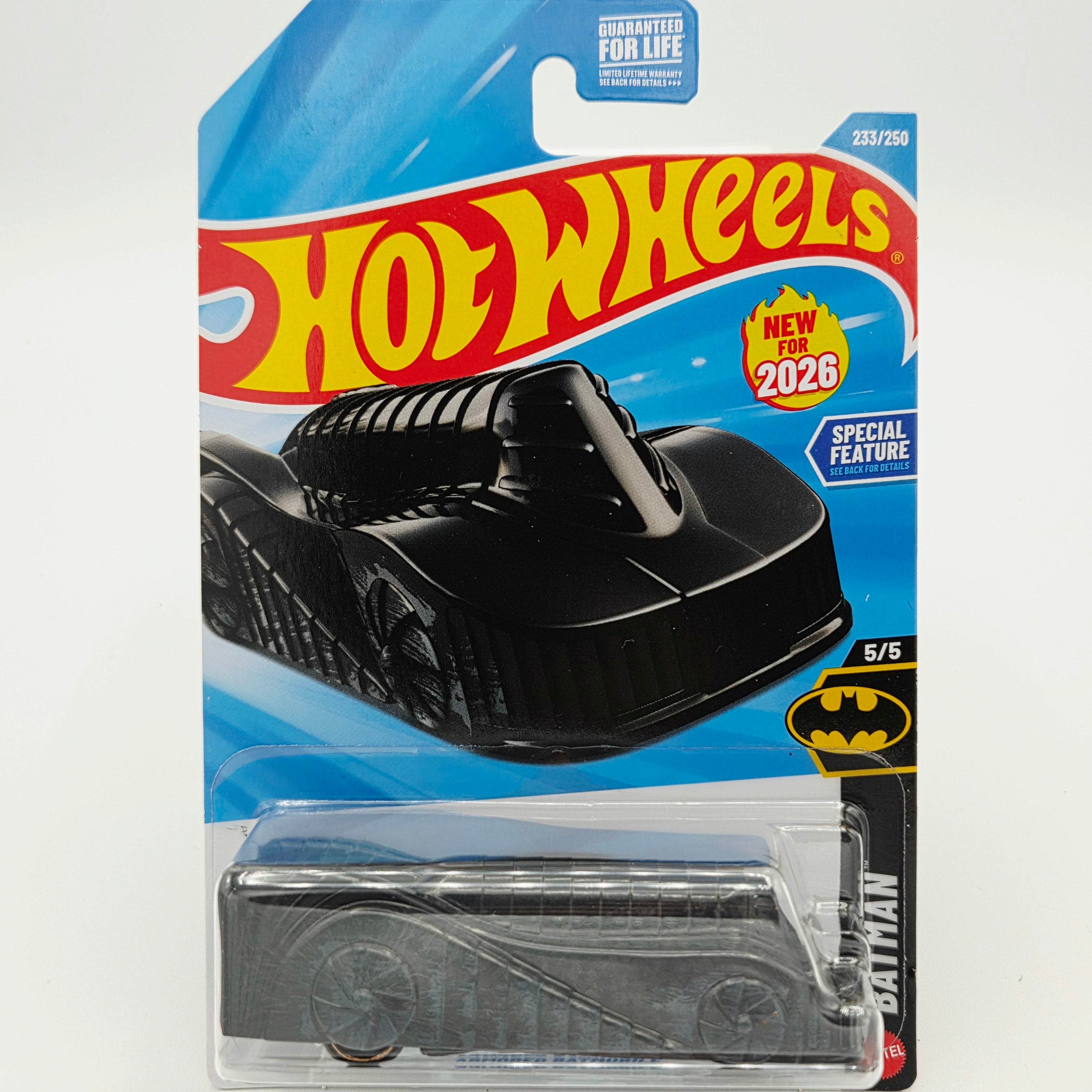 Hot Wheels Armored Batmobile (2026 HW Basic Case N - Batman)