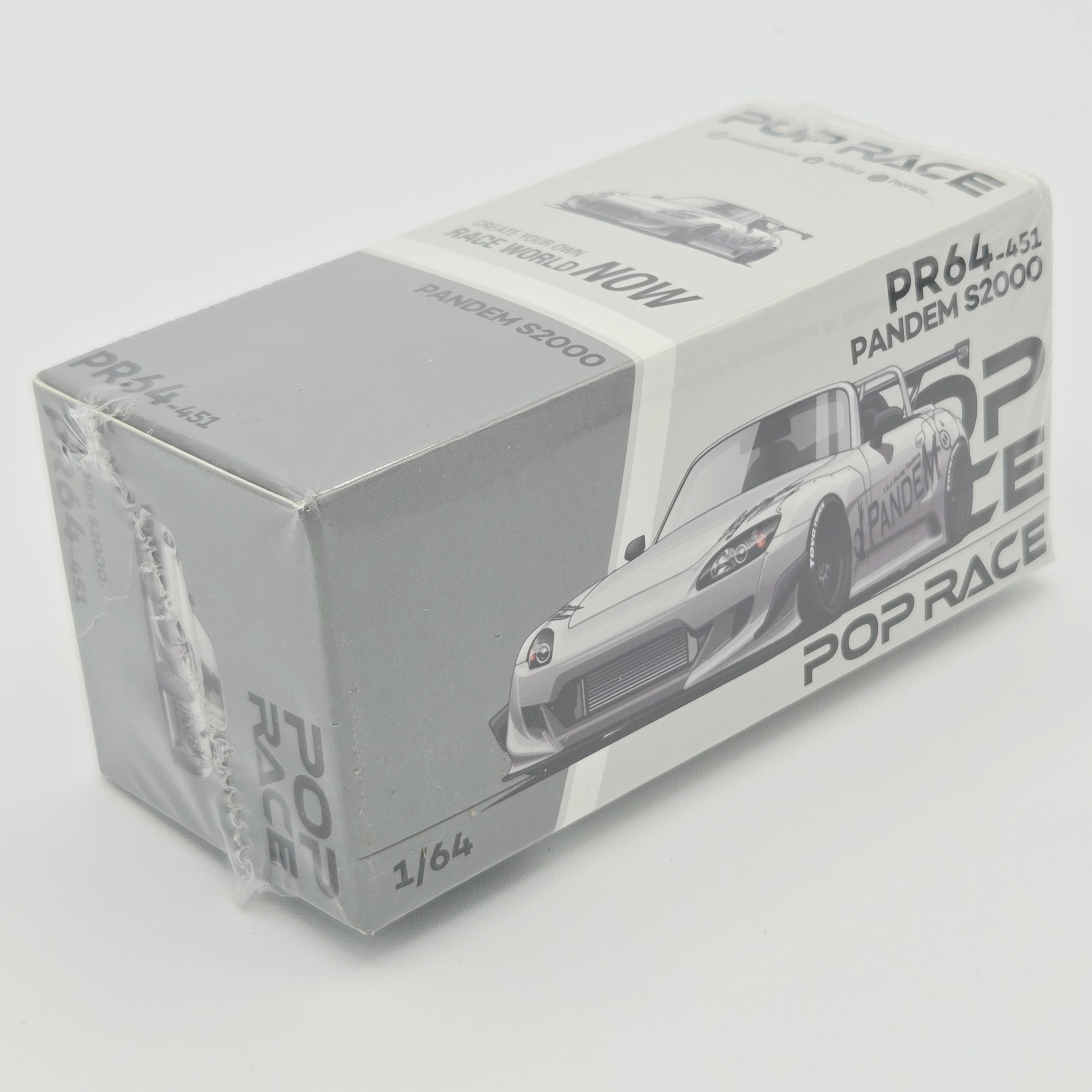 Pop Race Honda Pandem S2000 - 1:64, Silver #451 (2026 Limited Edition)