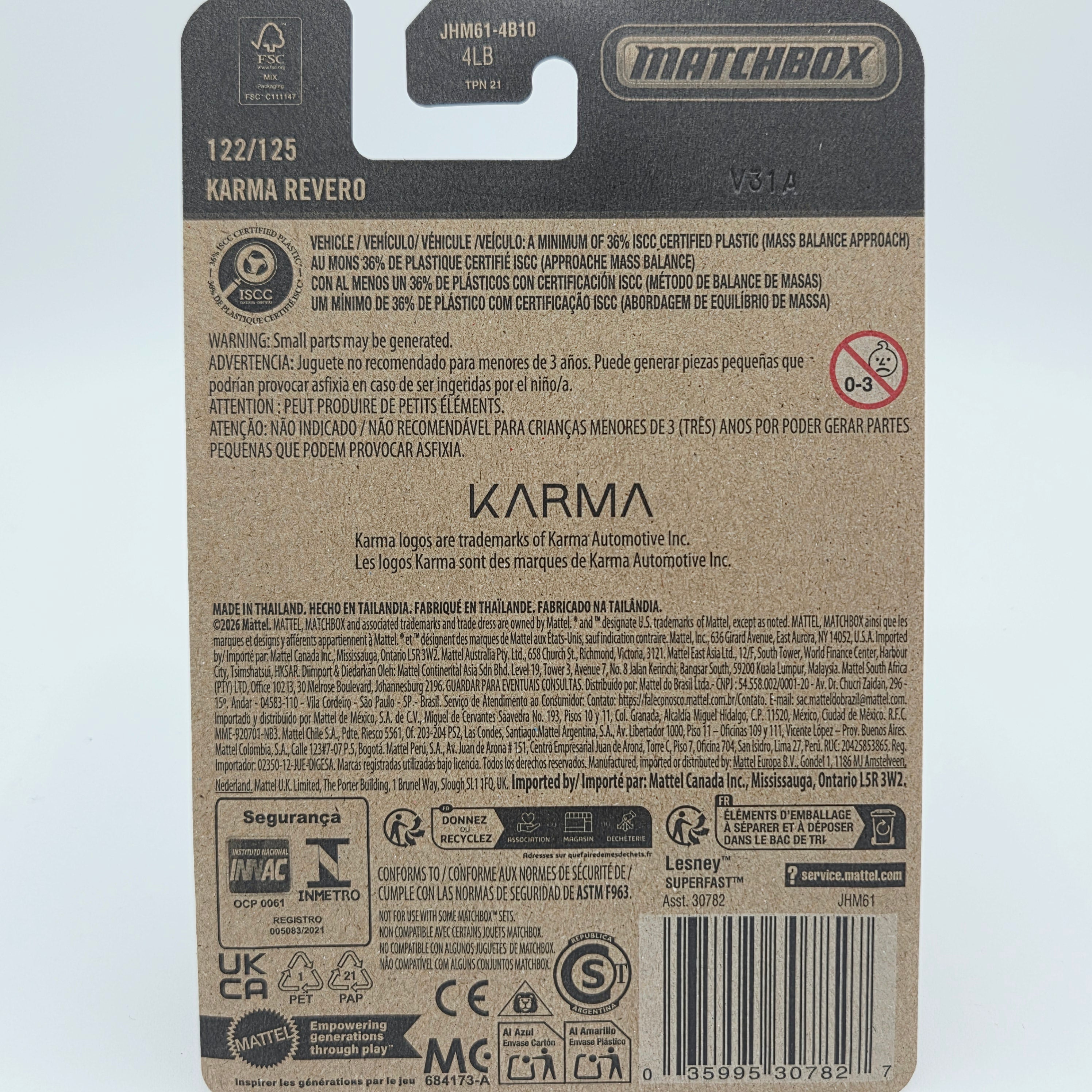 Matchbox Karma Revero (2026 Mix 12 N Basic)