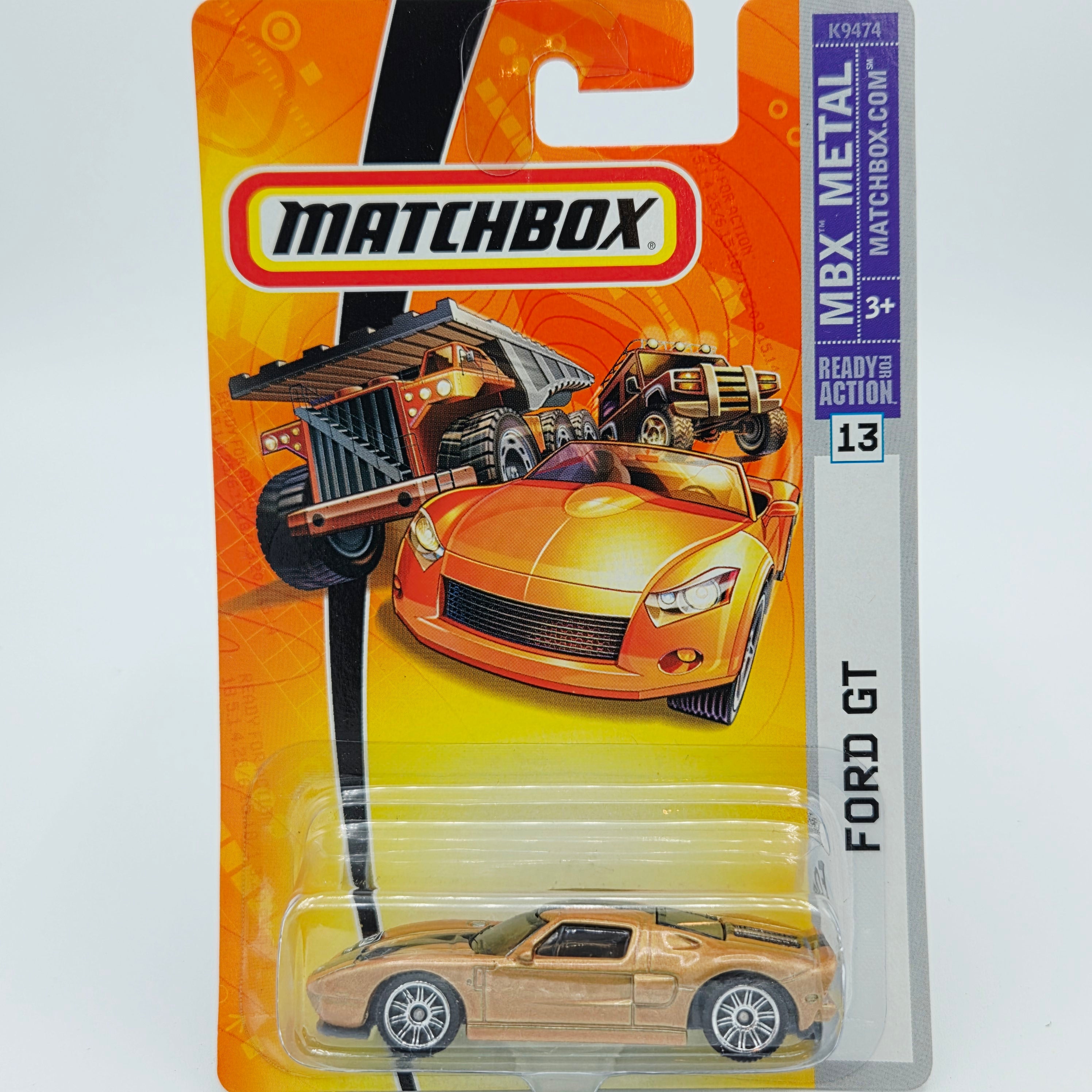 Matchbox Ford GT - Gold (2006 MBX Basic - Metal)