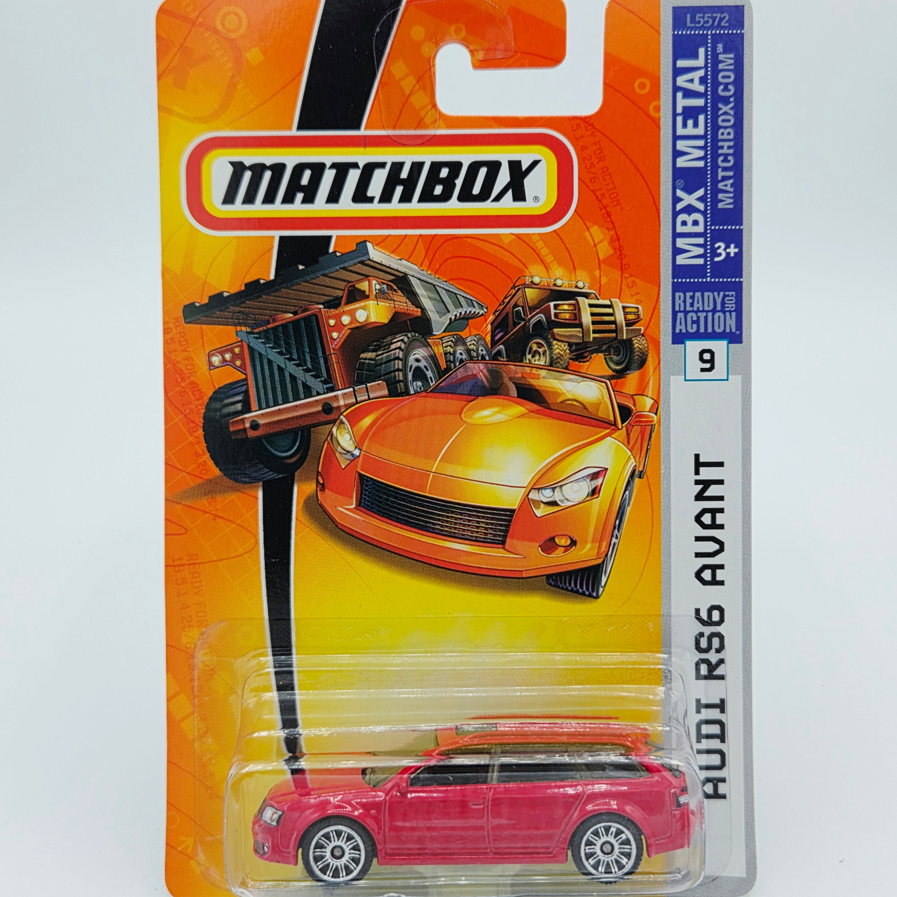 Matchbox Audi RS6 Avant - Red (2007 MBX Basic - Metal)