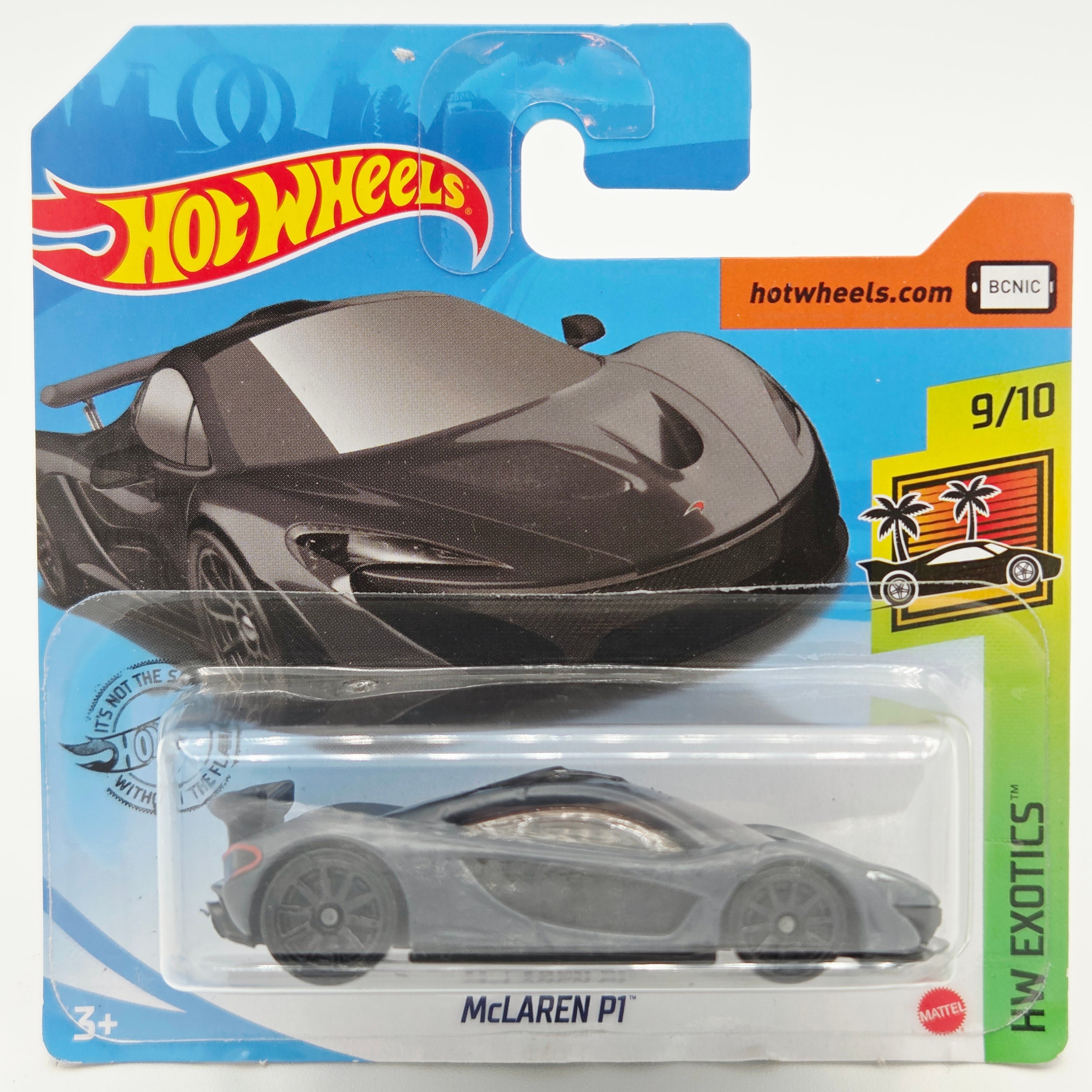 Hot Wheels McLaren P1 - Short Card (2020 HW Basic - Exotics)