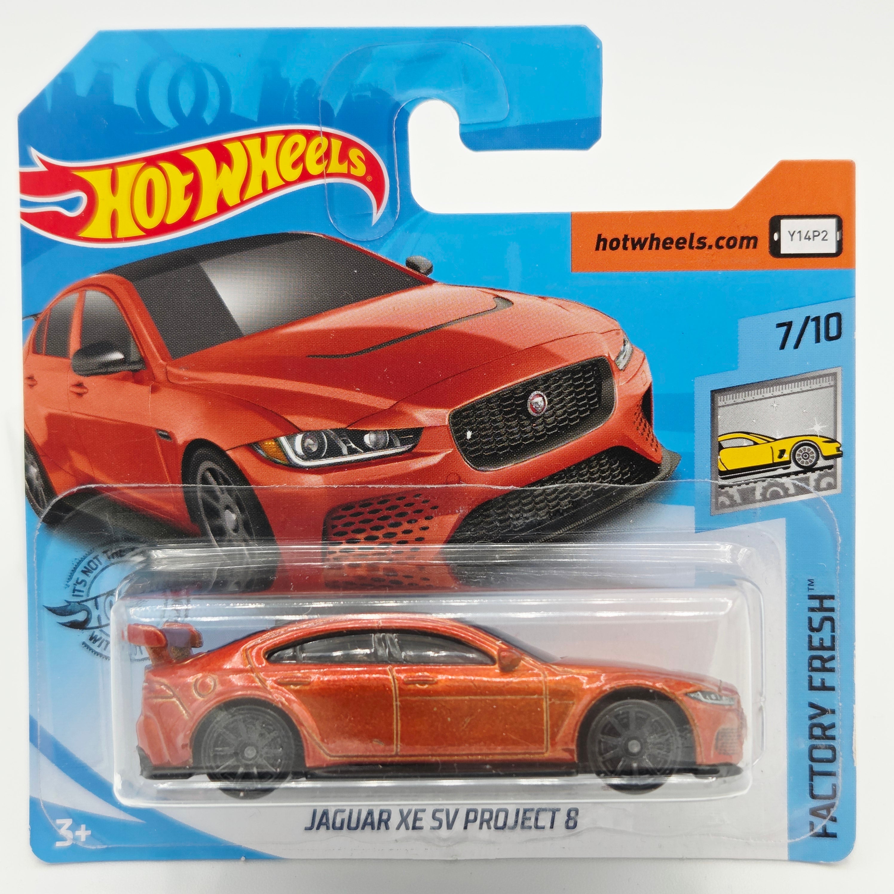 Hot Wheels Jaguar XE SV Project 8 - Short Card (2019 HW Basic - Factory Fresh)