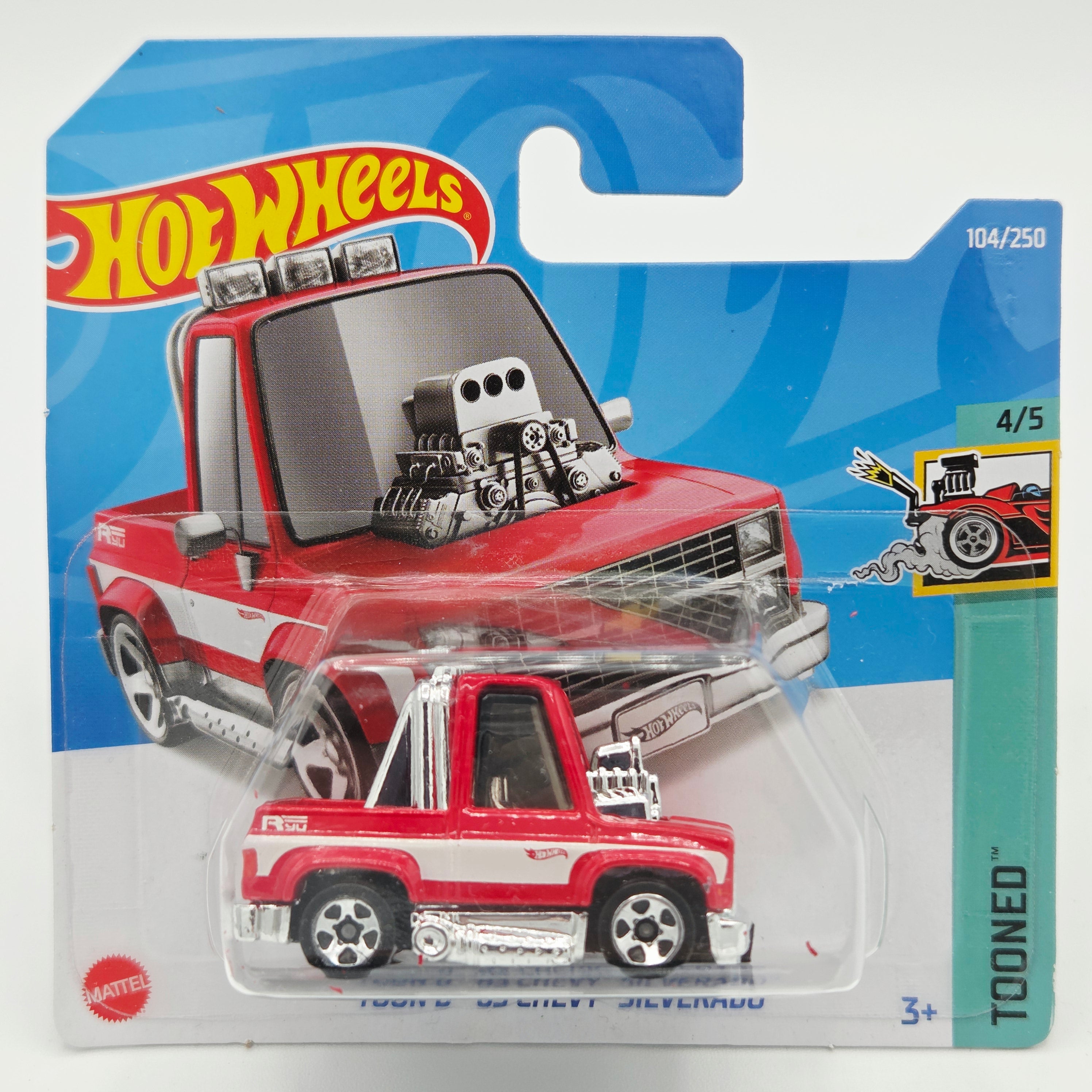 Hot Wheels '83 Chevrolet Silverado - Short Card (2022 HW Basic - Tooned)