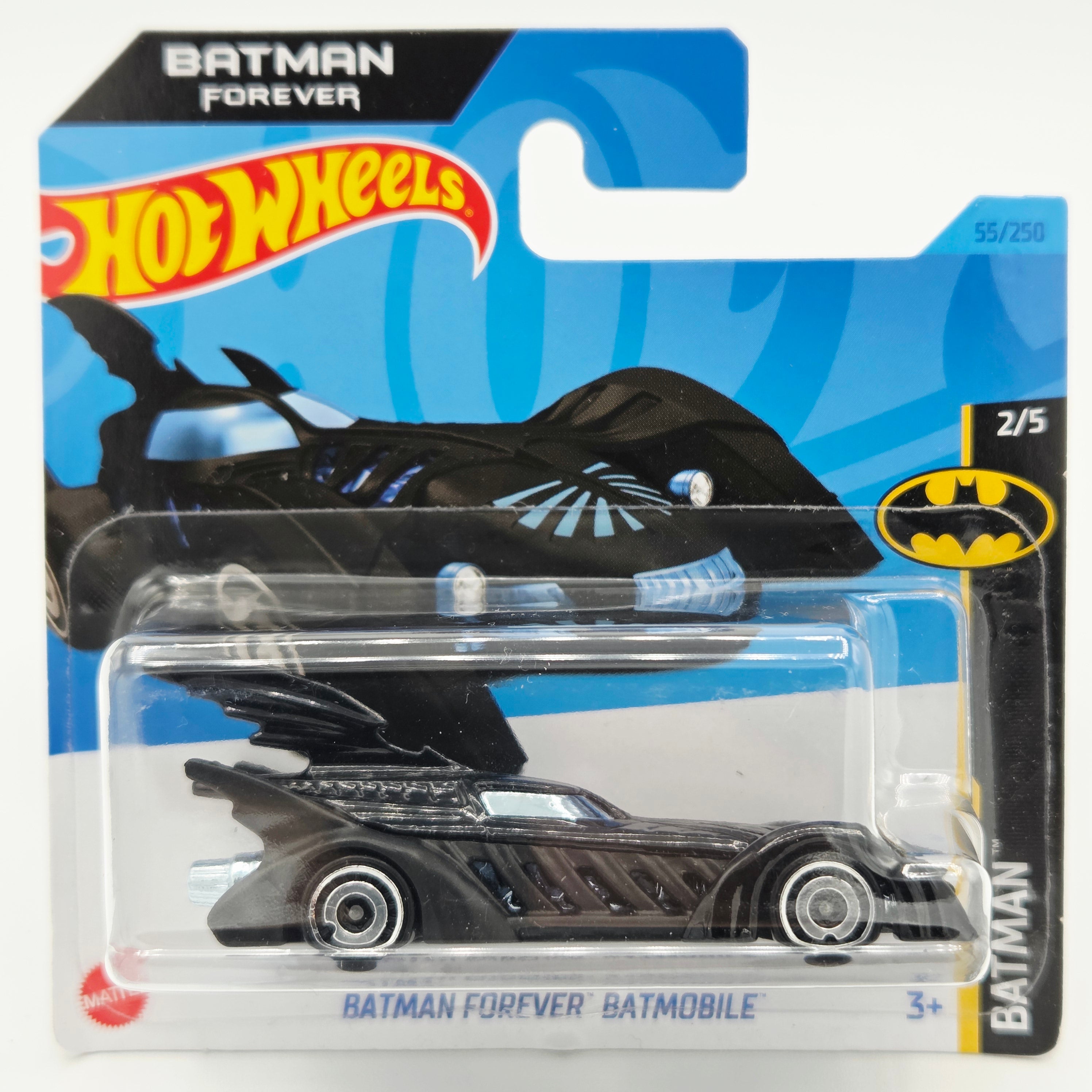 Hot Wheels Batman Forever Batmobile - Short Card (2023 HW Basic - Batman)