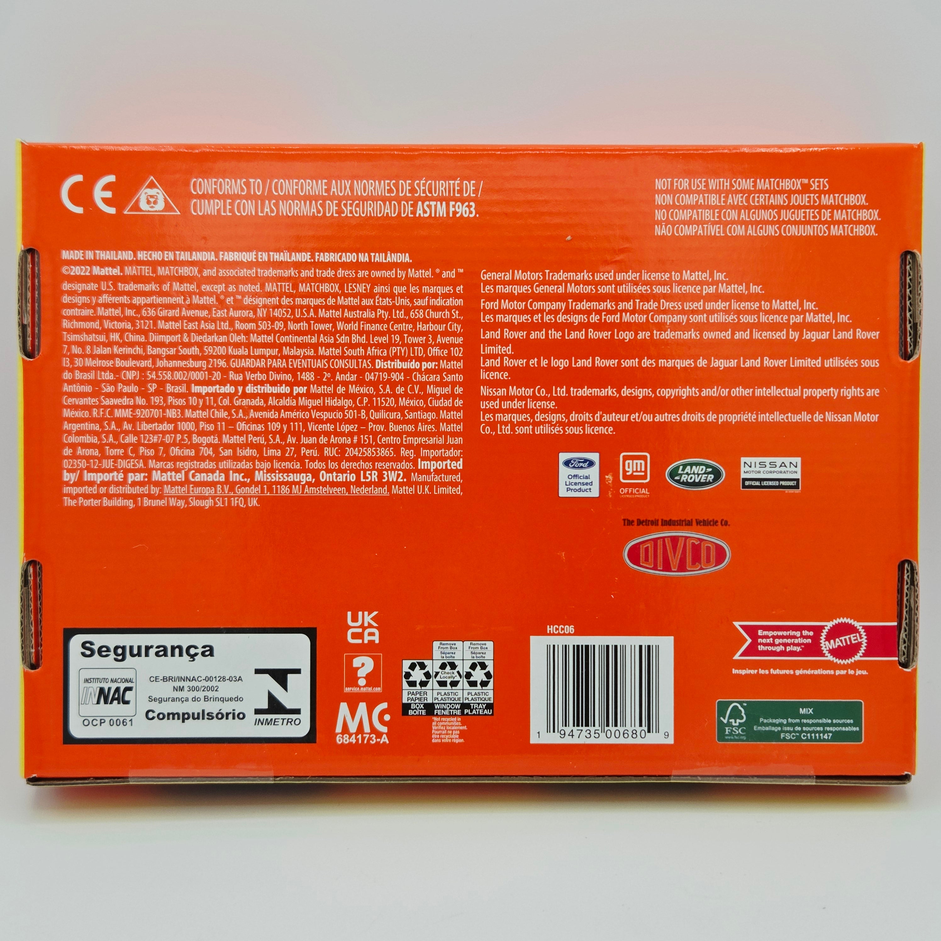 Matchbox Moving Parts - Box Set of 6 - Ranger, C10, Xterra (2023)
