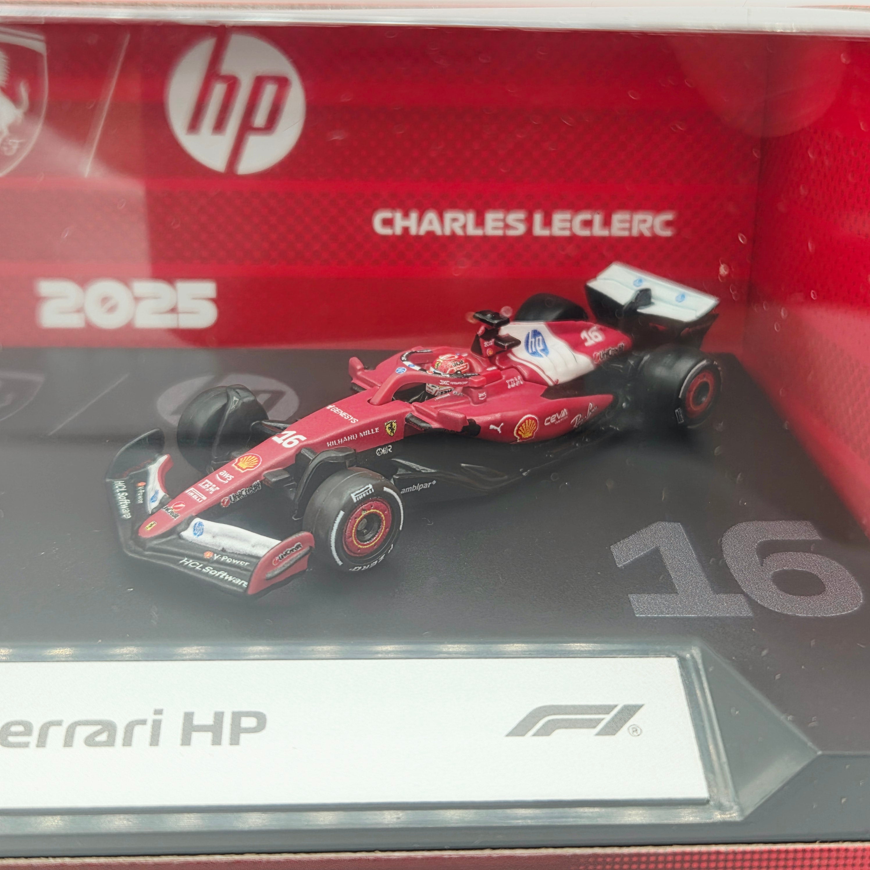 Hot Wheels - Ferrari HP Formula 1 Team 2025 #44 Hamilton & LeClerc (2026 F1 Premium 2 Pack Box Set)