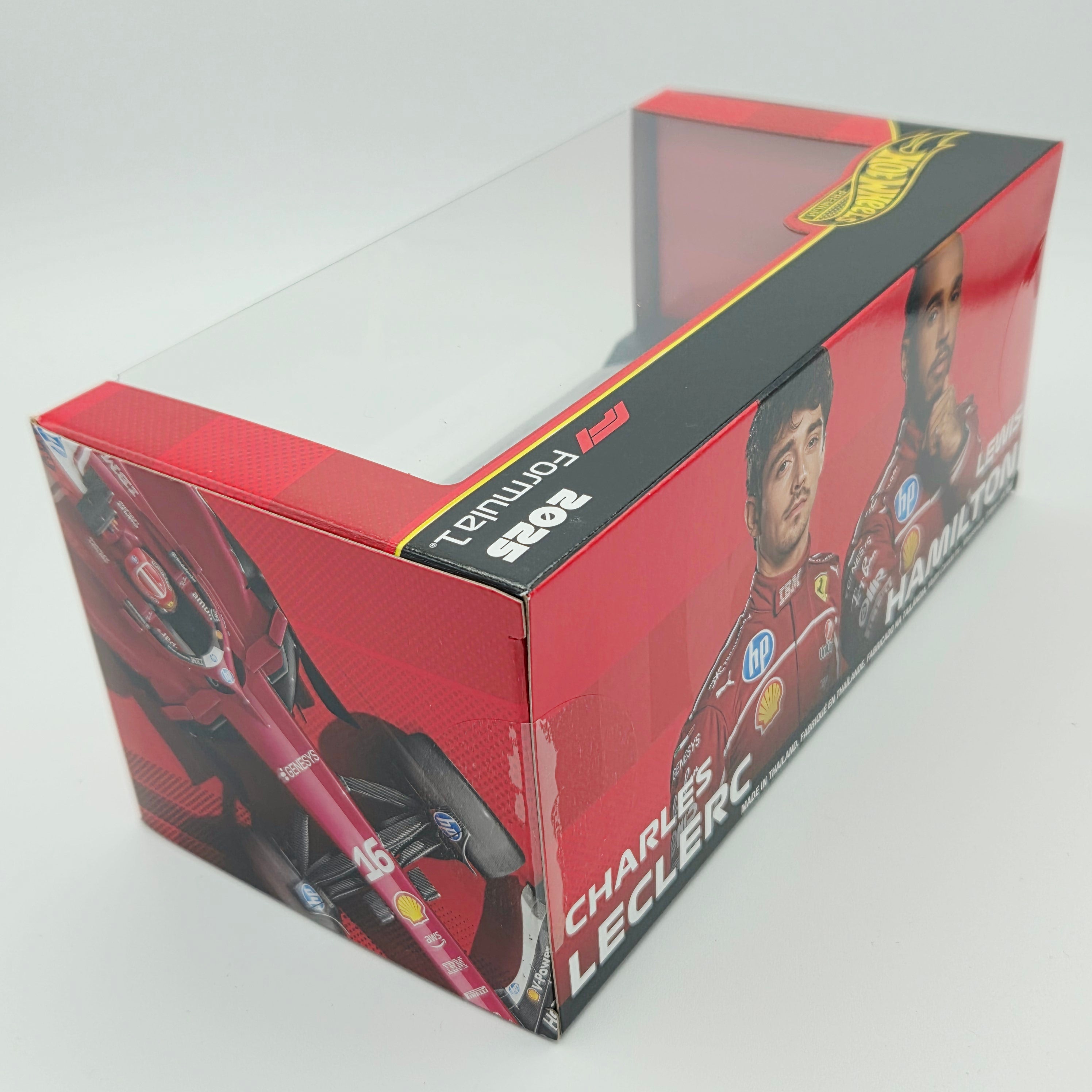 Hot Wheels - Ferrari HP Formula 1 Team 2025 #44 Hamilton & LeClerc (2026 F1 Premium 2 Pack Box Set)