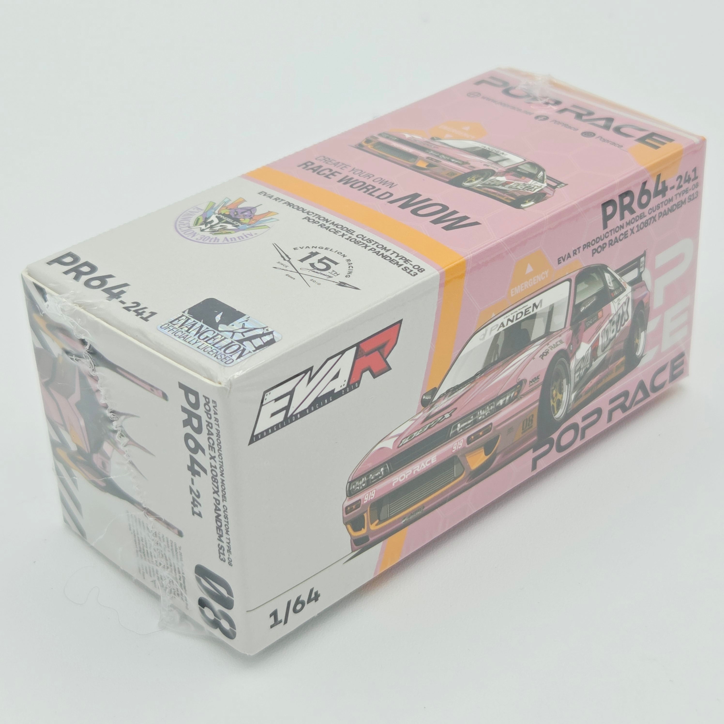 Pop Race Nissan Silvia S13 1087X Pandem - 1:64, EVA RT Type 08 (2026 Limited Edition)