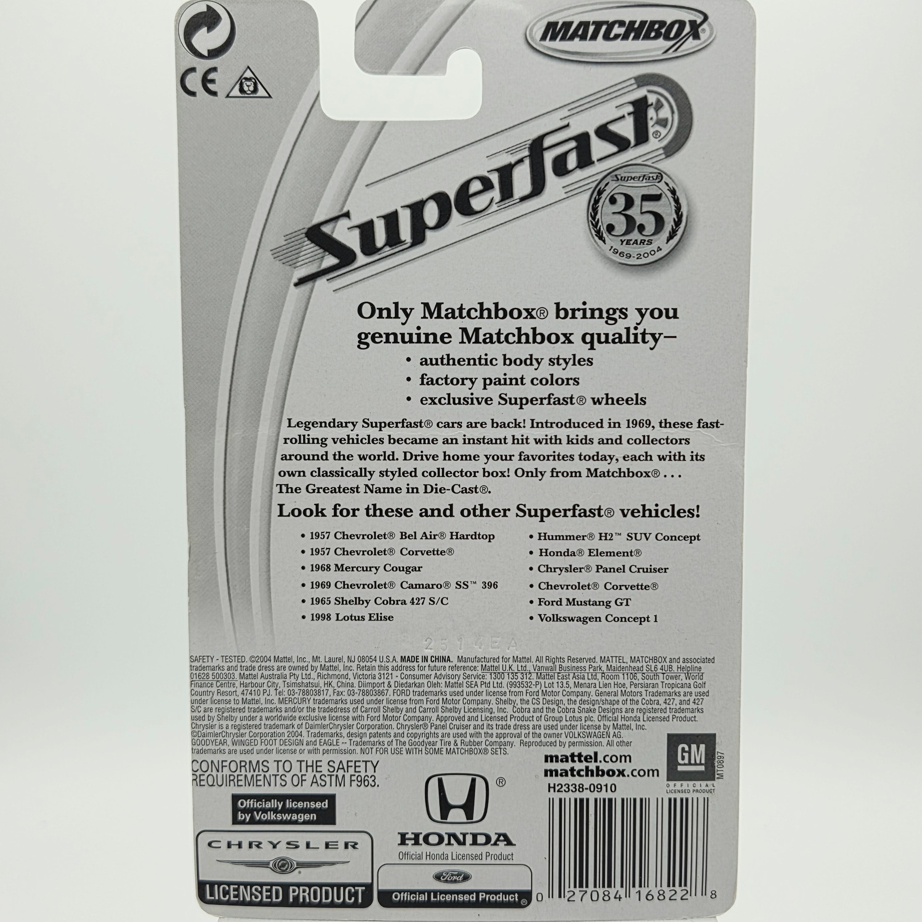Matchbox '68 Mercury Cougar #39 (2004 MBX Superfast)