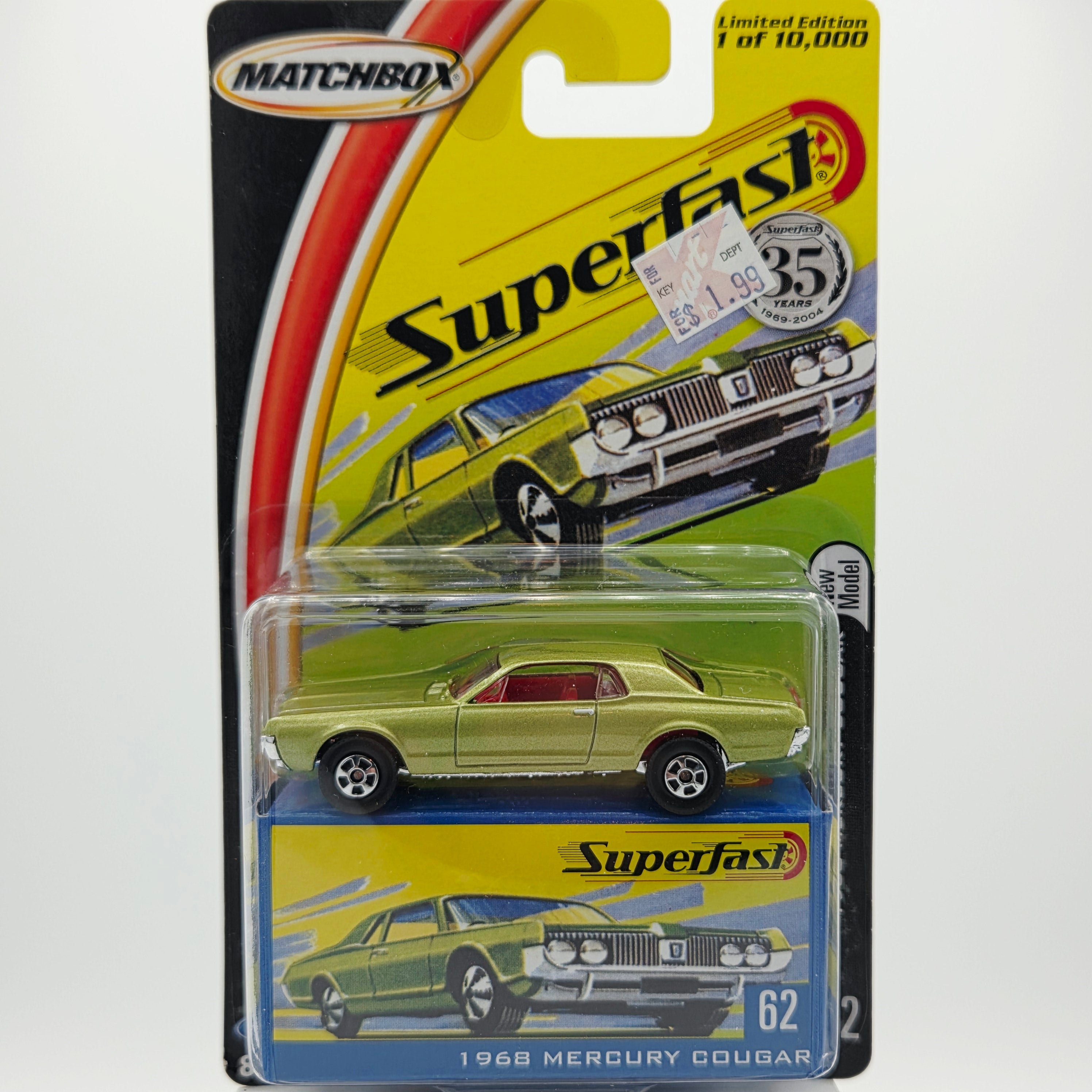Matchbox '68 Mercury Cougar #62 (2004 MBX Superfast)
