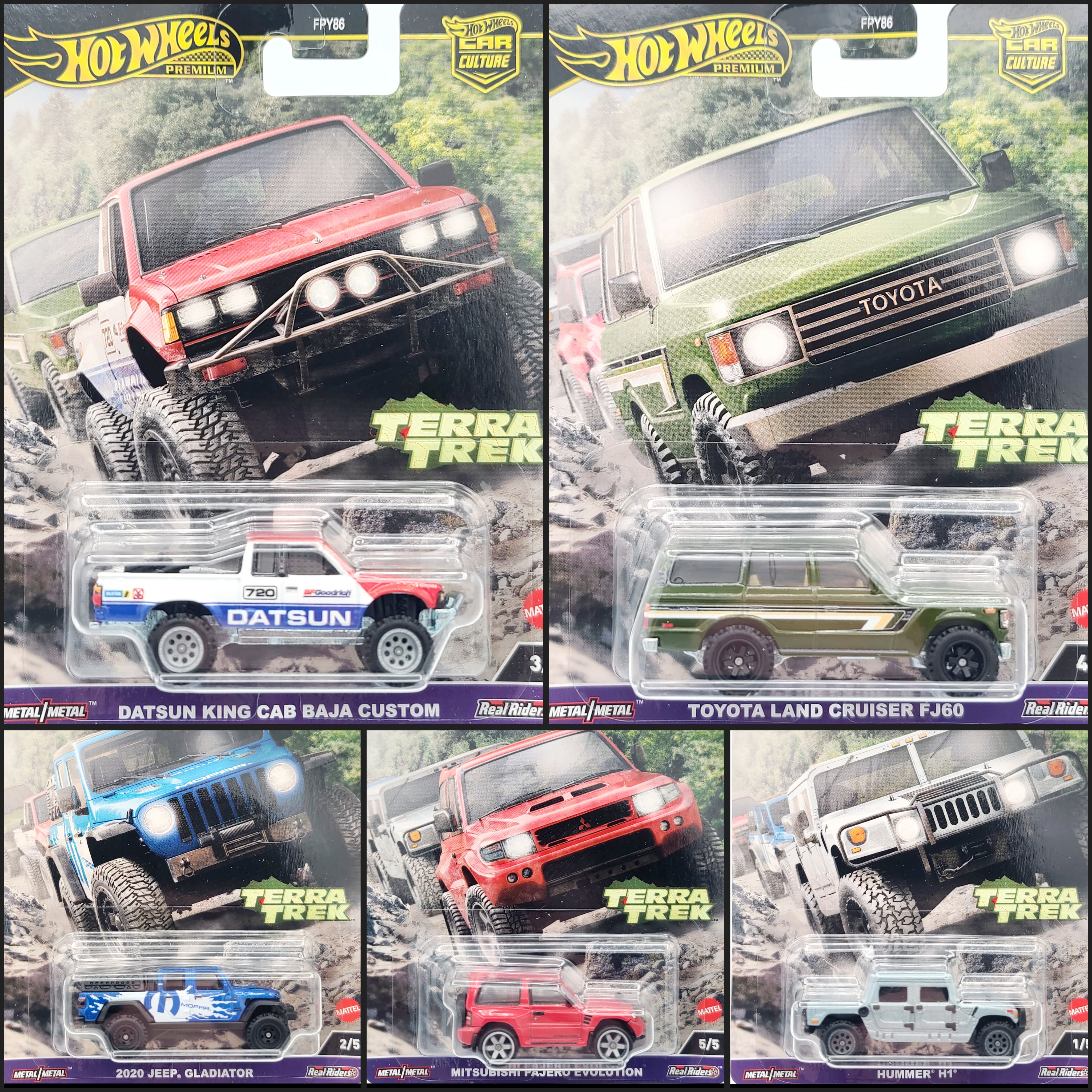 Hot Wheels - 2024 Car Culture Case C - Terra Trek (Set of 5 Cars)