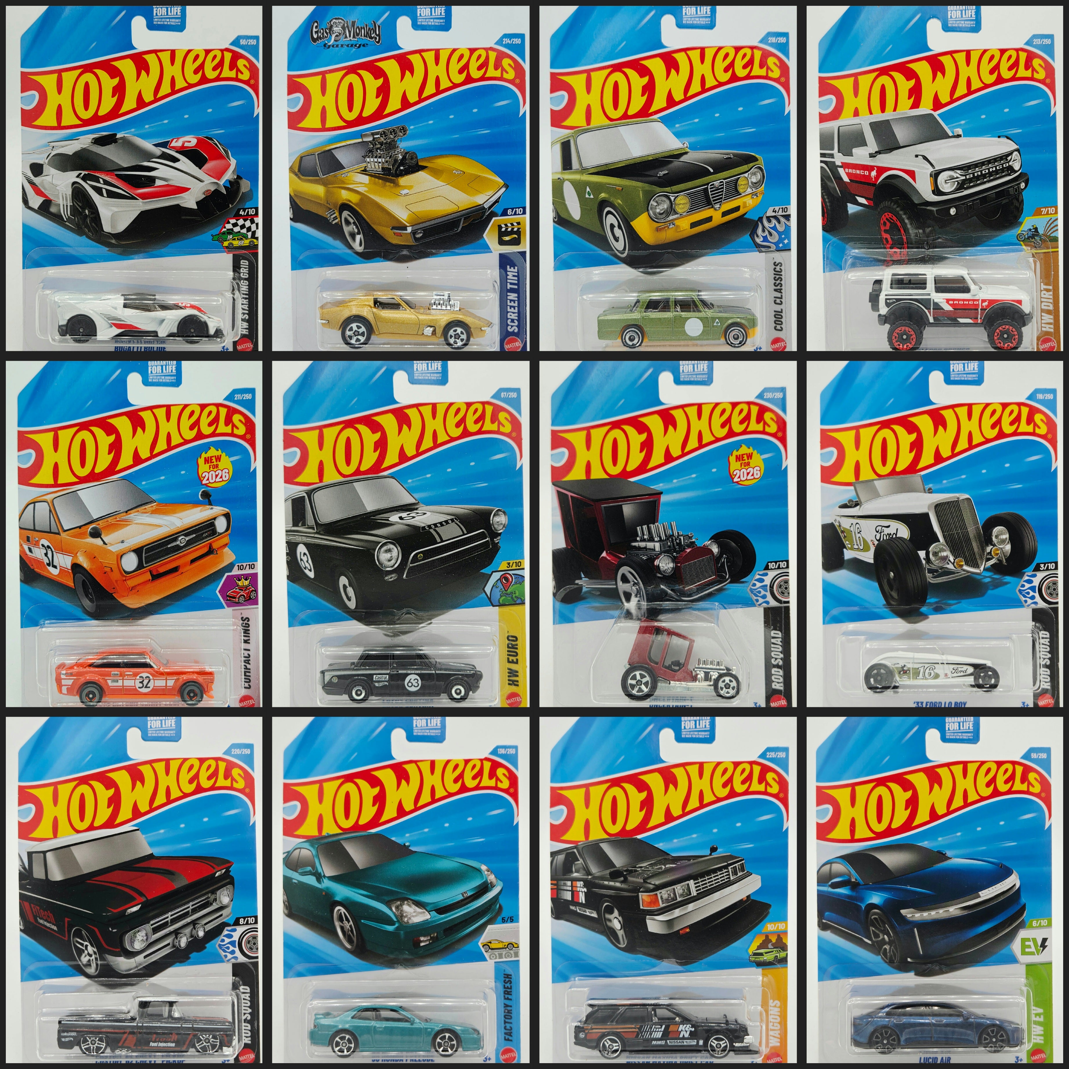Hot Wheels - Factory Sealed Case - 2026 Basic Case L (72 Car Assortment, Long Card)