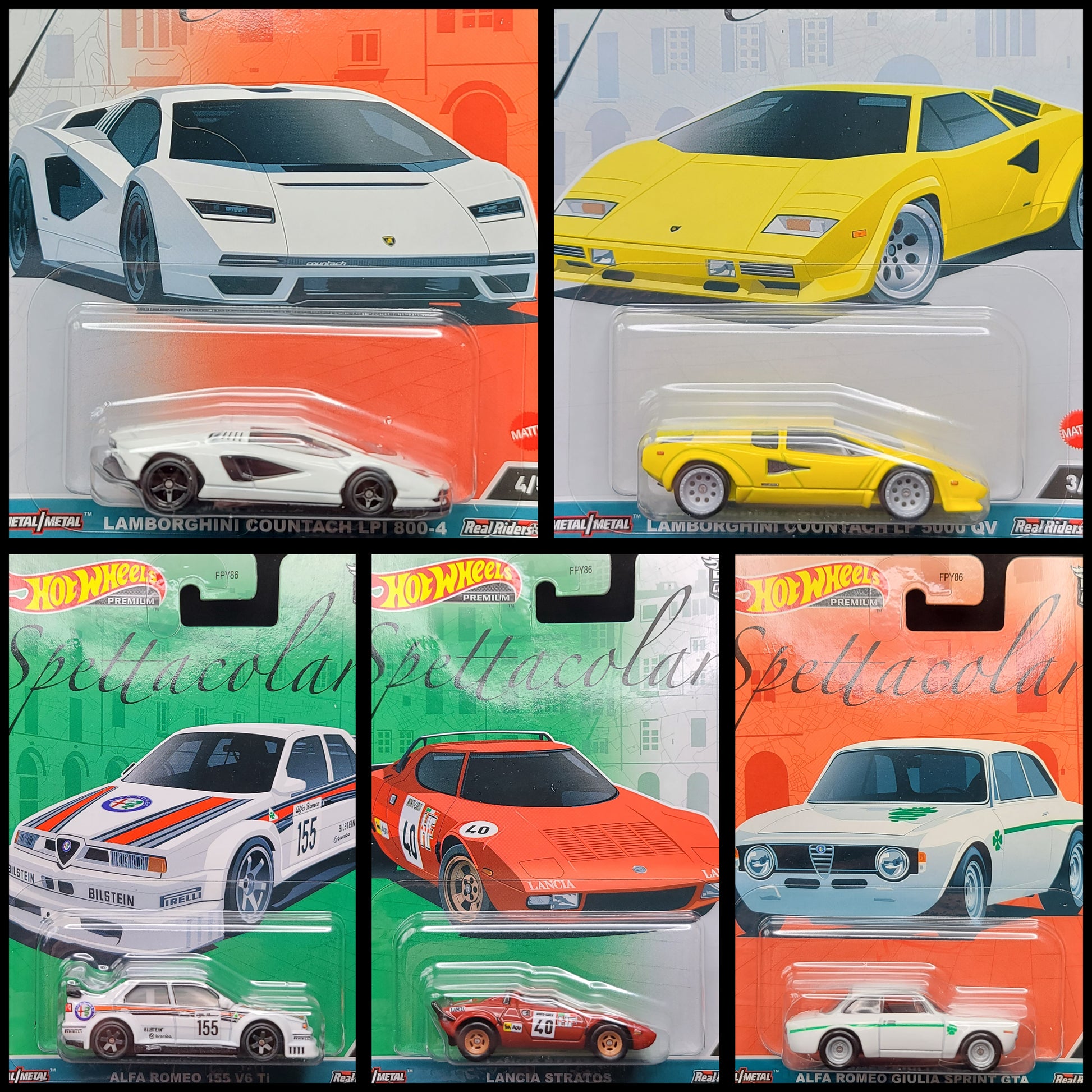 Hot Wheels - 2023 Car Culture - Spettacolare (Set of 5 Cars