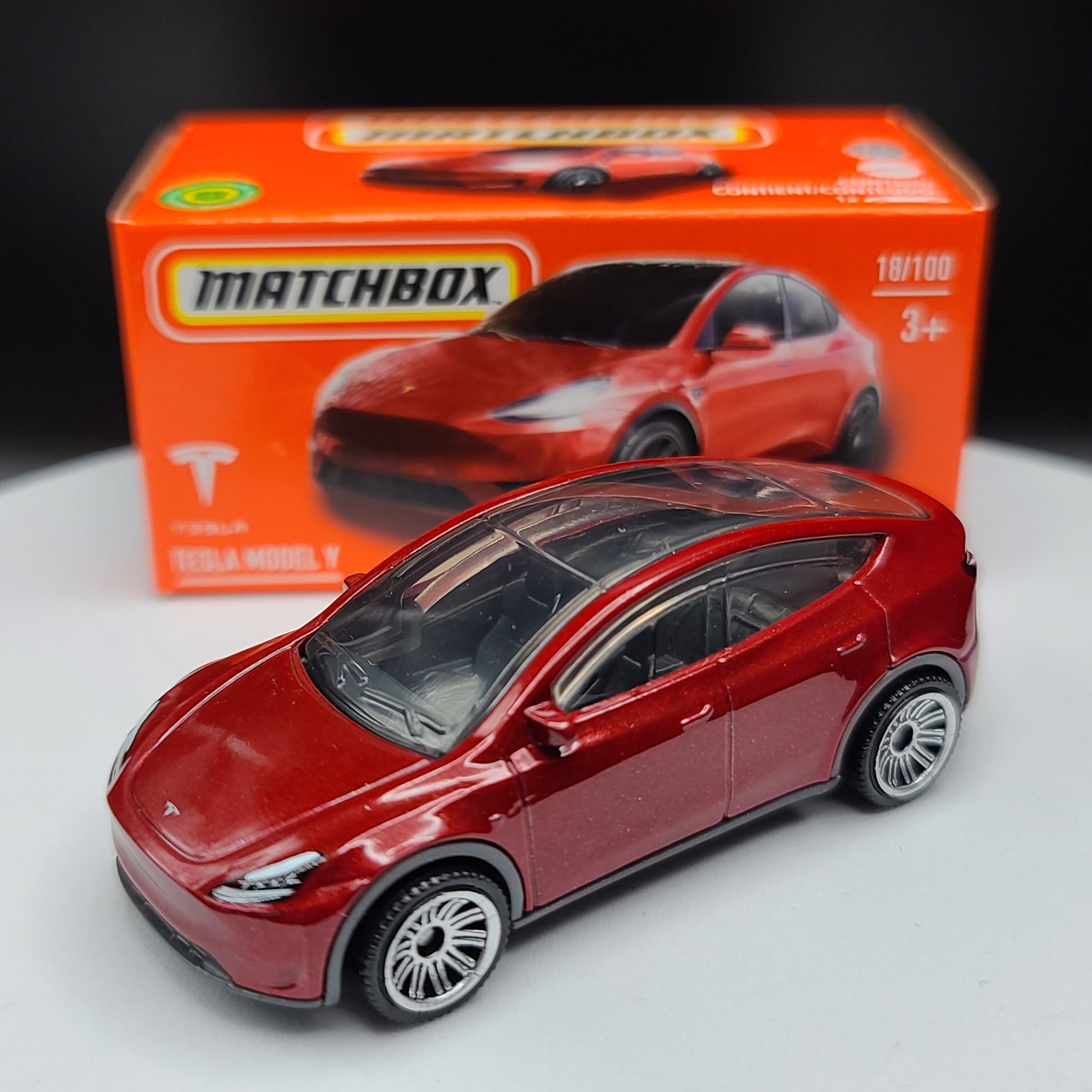 Matchbox Tesla Model Y (2022 Basic Power Grabs) Heavy Metal Diecast