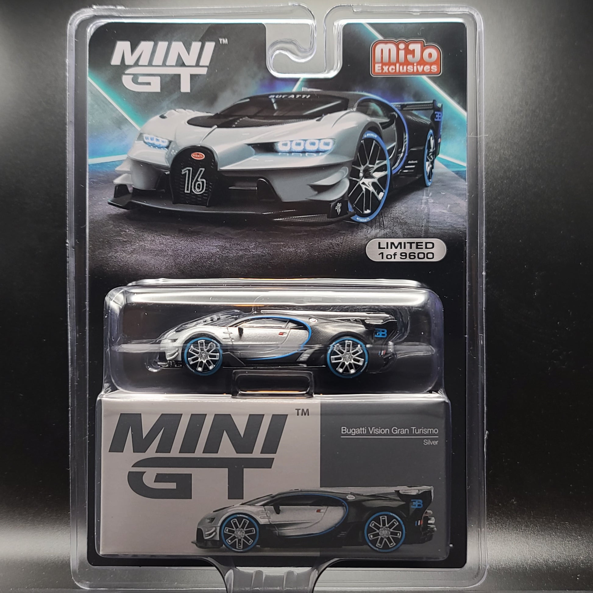 MINI GT Bugatti Vision Gran Turismo - 1:64 scale (2022 MIJO Exclusives –  Heavy Metal Diecast