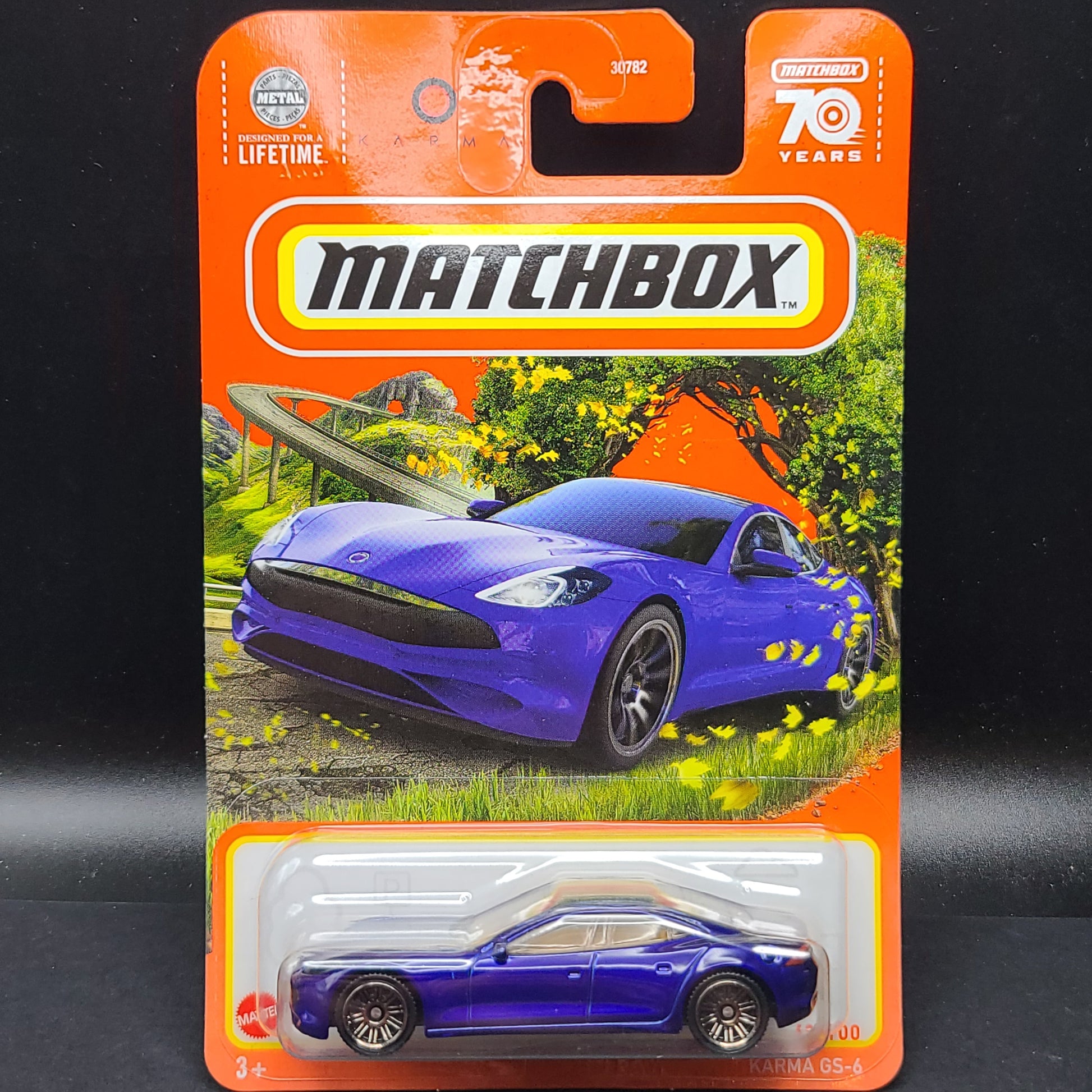 Matchbox Karma GS6 (2023 Basic Blister Pack) Heavy Metal Diecast